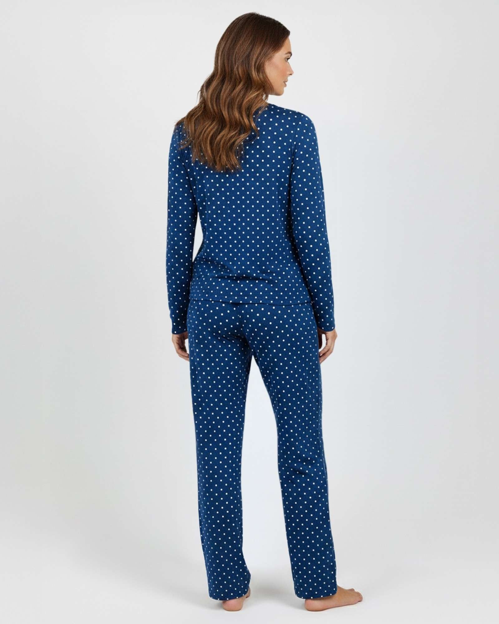 2 Pack: Women’s Pajama Set Super-Soft Long Sleeve Top With Pants