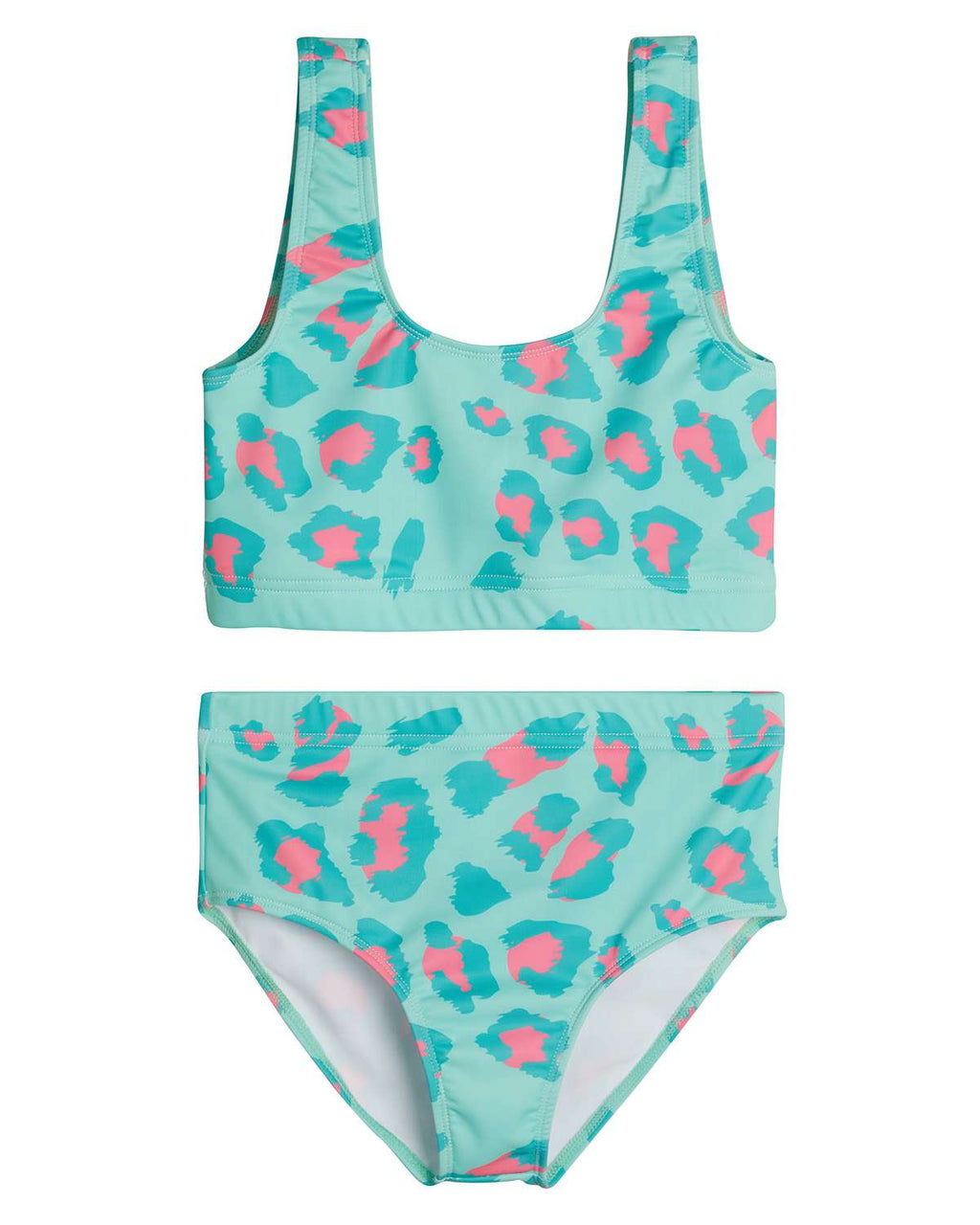 3 Pack: Girl's 2-Piece Beach Sport Bikini Swimsuit - Swimwear for Girls UPF 50+