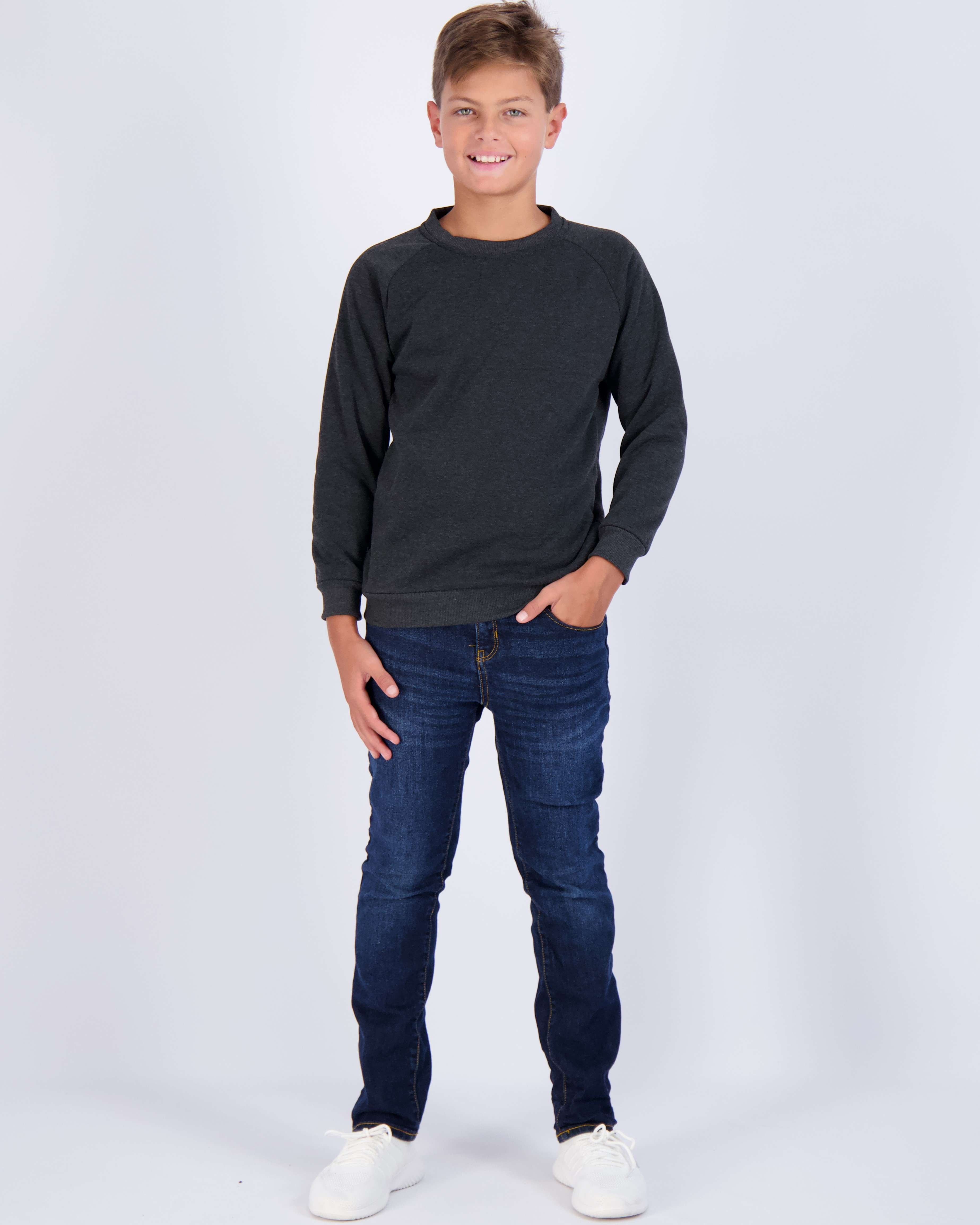 3 Pack: Boys Fleece Crew-Neck Pullover Sweatshirt