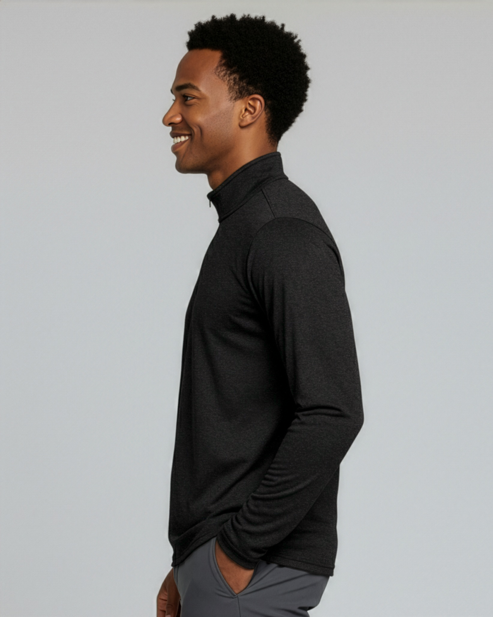 3 Pack: Mens Active Dry-Fit Quarter Zip Pullover (Available in Big & Tall)