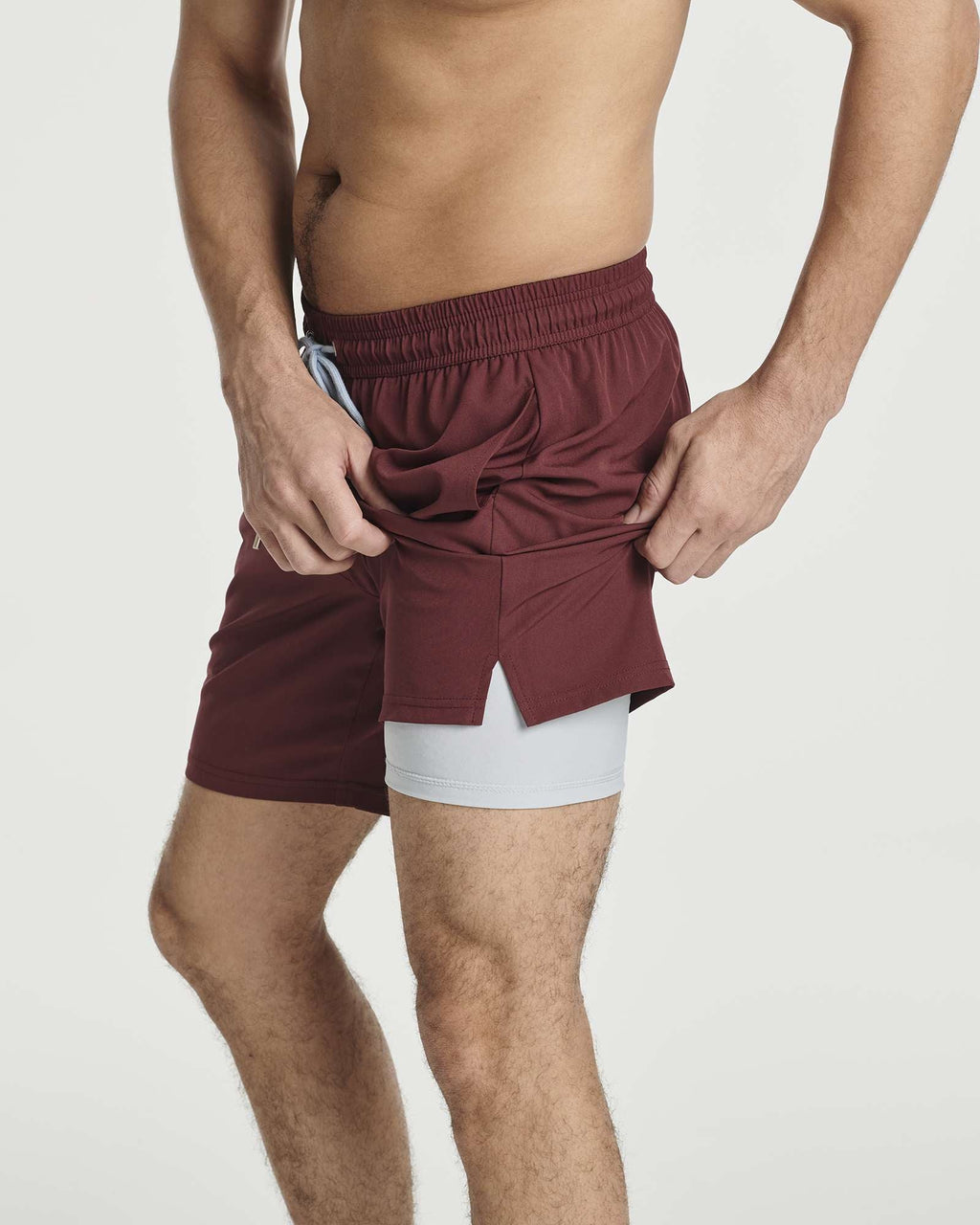 3 Pack: Men's 7" 2-in-1 Swim Trunks with Compression Liner