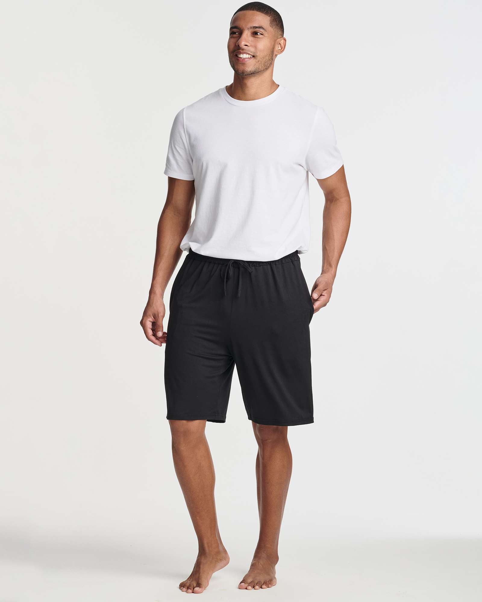 3 Pack: Men's Soft Pajama Shorts