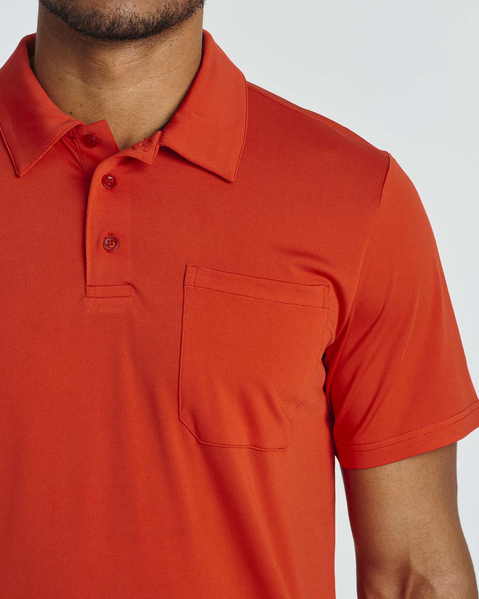 3 Pack: Men's Short Sleeve Pocket Polo Shirt (Available in Big & Tall)