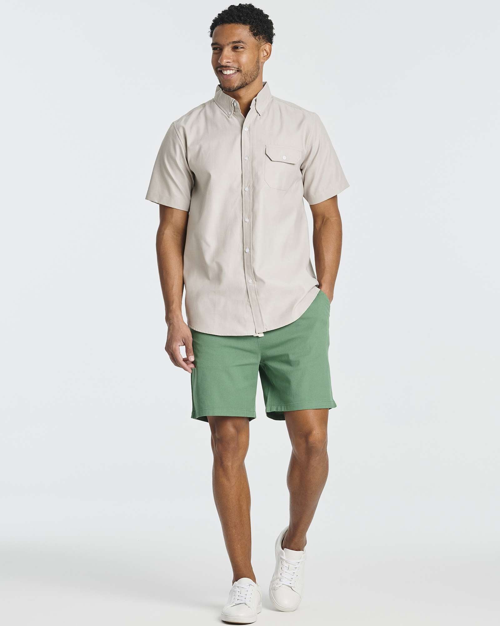 3 Pack: Men's Cotton 7" Walk Short