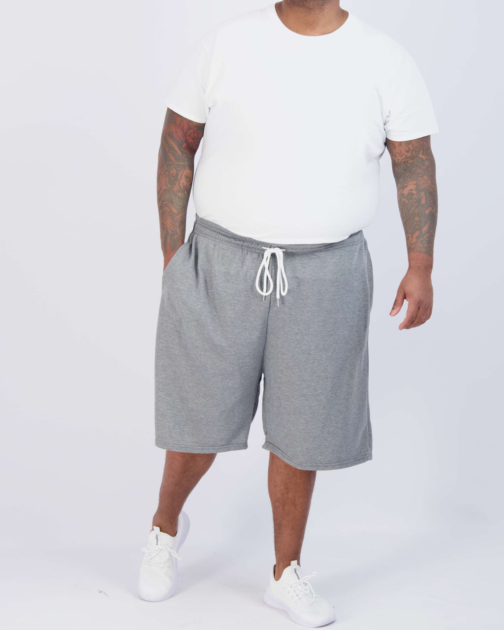 3 Pack: Mens 9" French Terry Casual Shorts