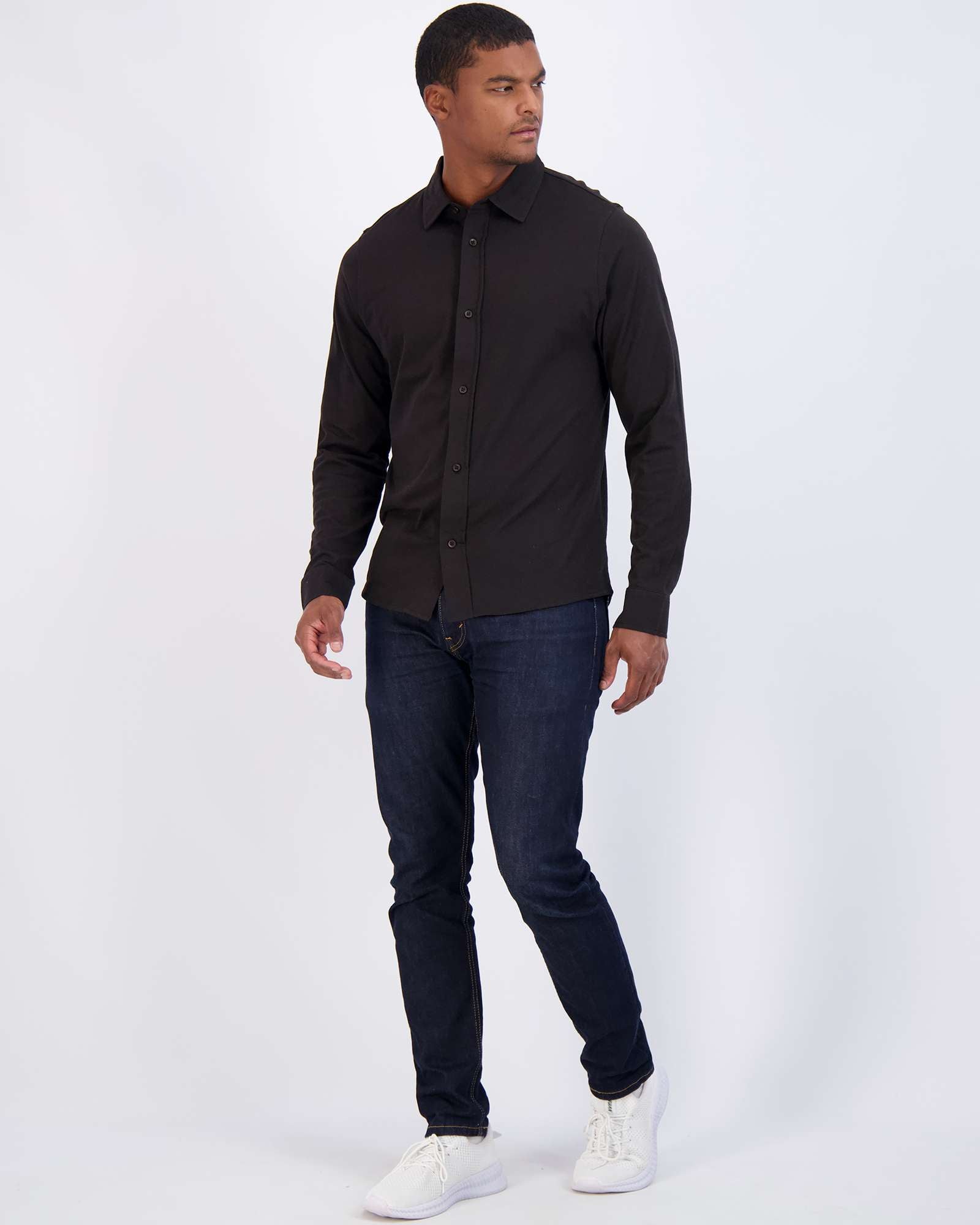 3 Pack: Men's Long Sleeve Button Down Shirt