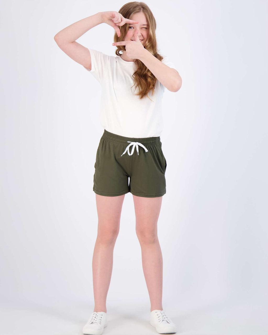 3 Pack: Girls' Lounge Comfy Shorts with Drawstring