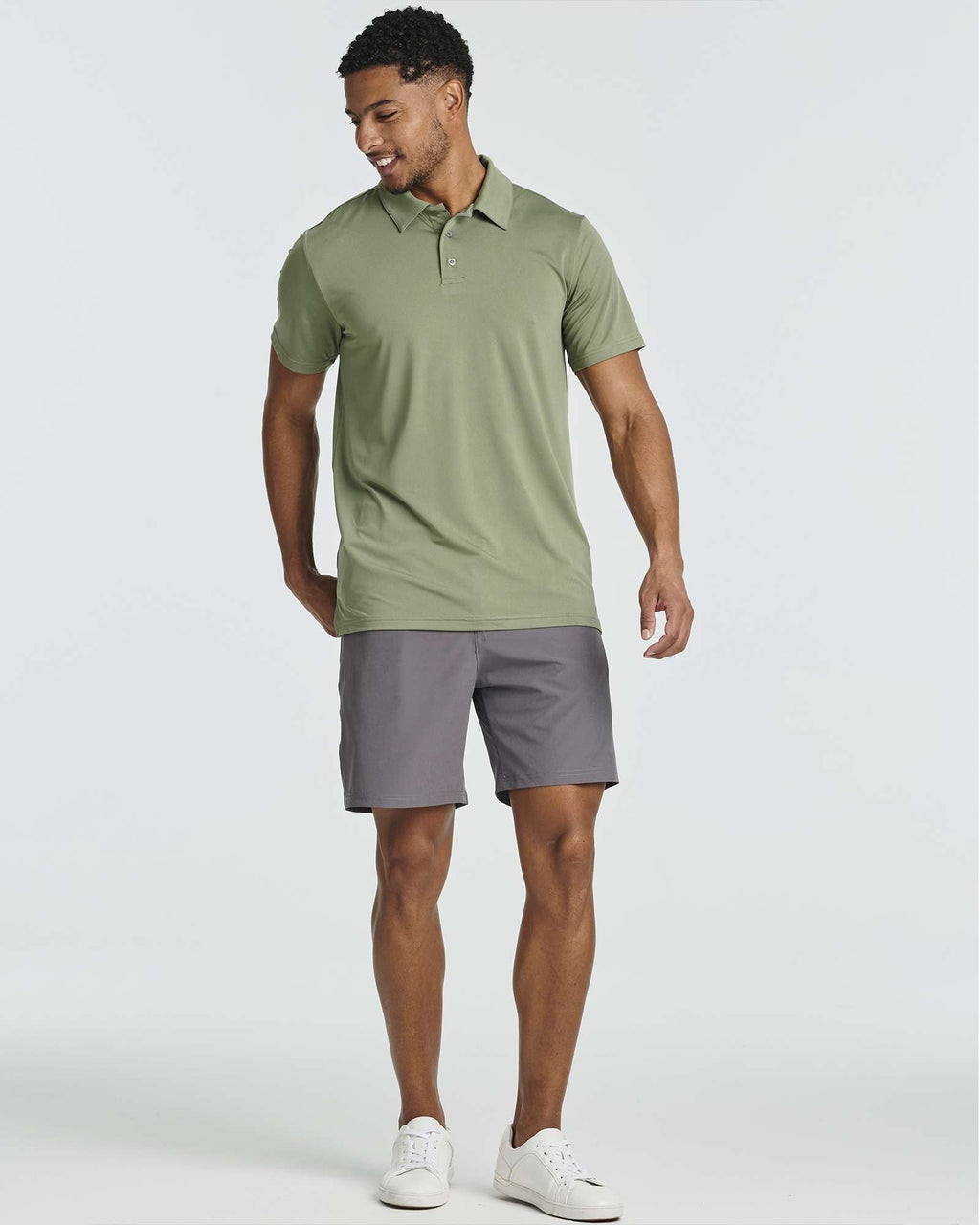 3 Pack: Men's Dry-Fit Short Sleeve Polo Shirt (Available in Big & Tall)