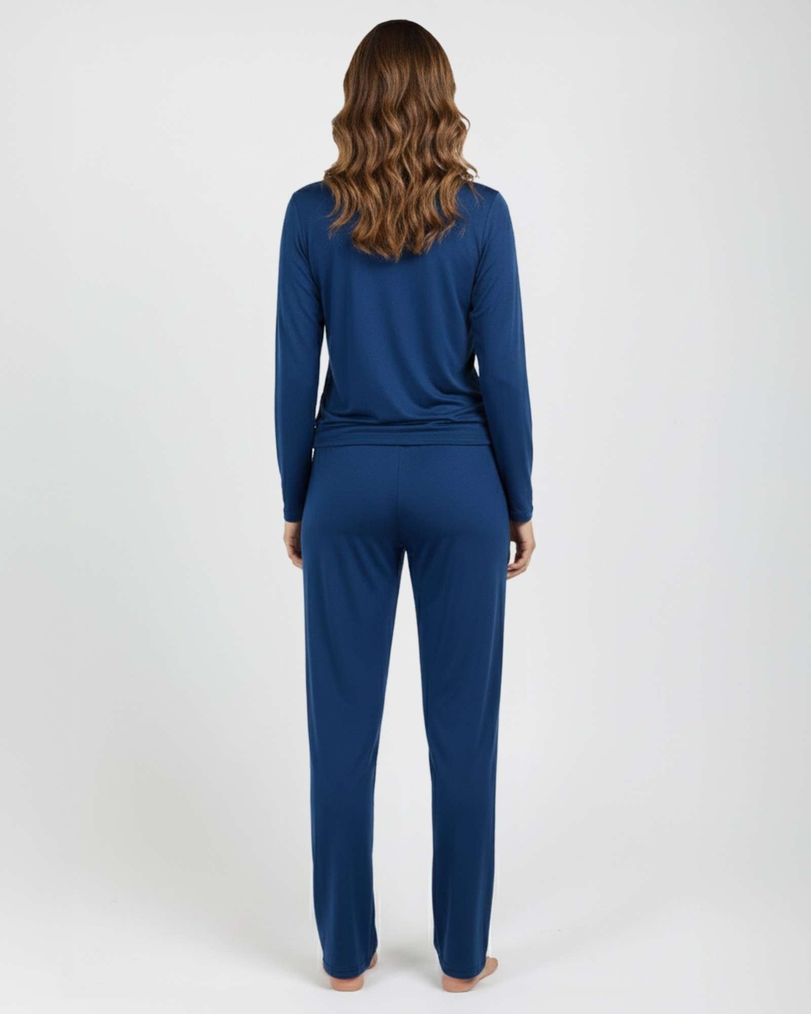 2 Pack: Women’s Pajama Set Super-Soft Long Sleeve Top With Pants