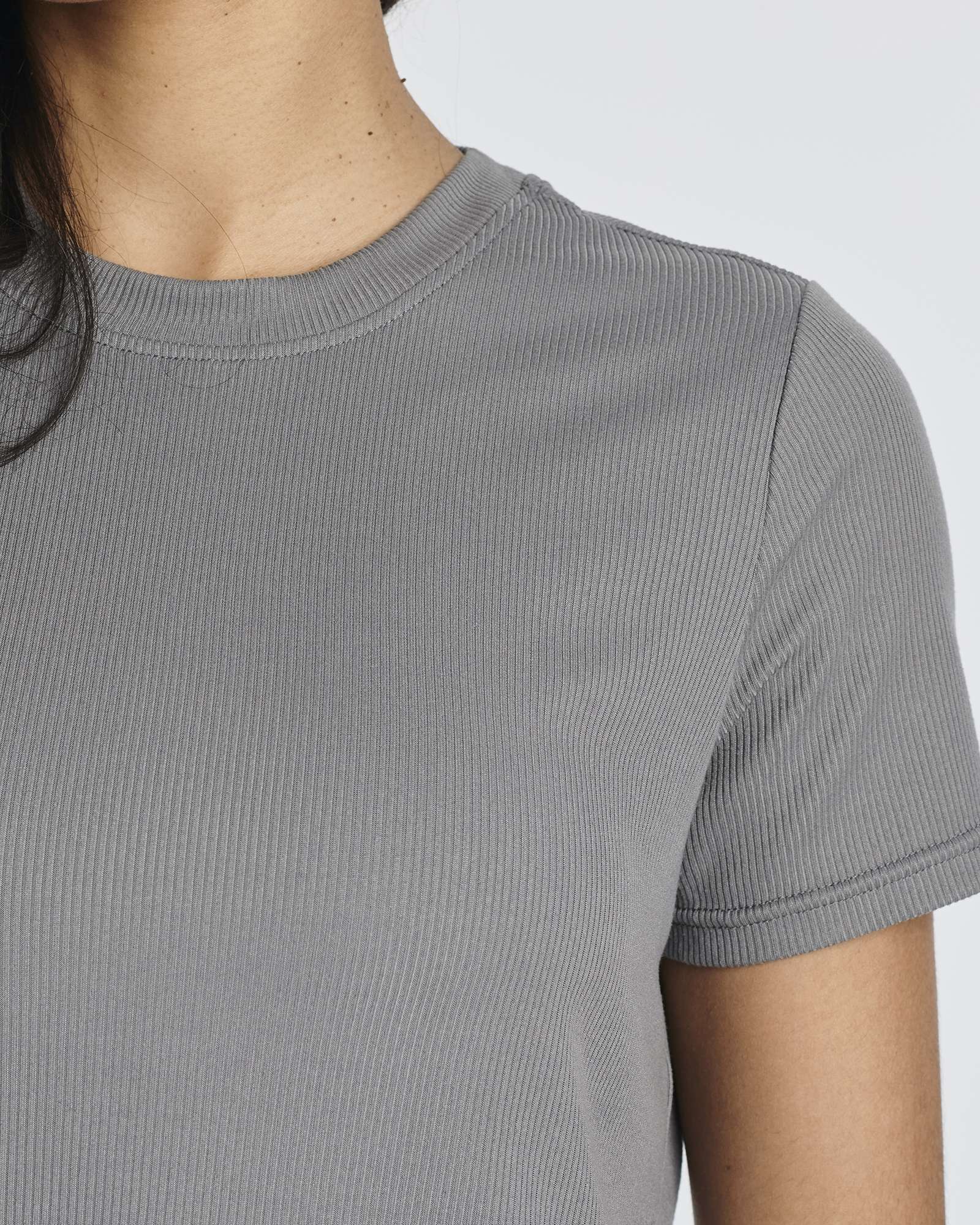 2 Pack: Women's Soft Ribbed Knit Crop Top & Short Set