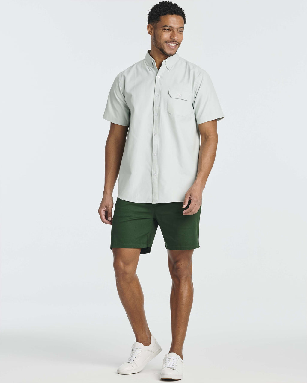 3 Pack: Men's Short-Sleeve Oxford Shirt (Available in Big & Tall)