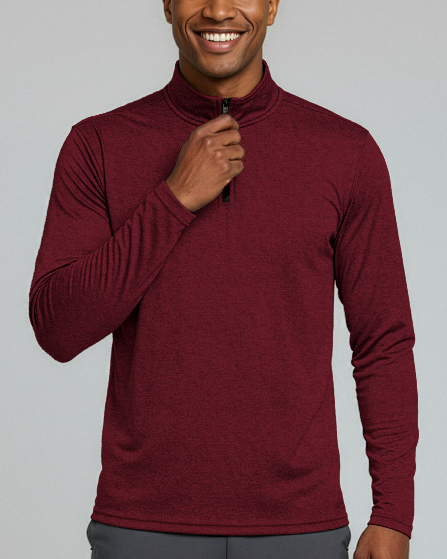 3 Pack: Mens Active Dry-Fit Quarter Zip Pullover (Available in Big & Tall)