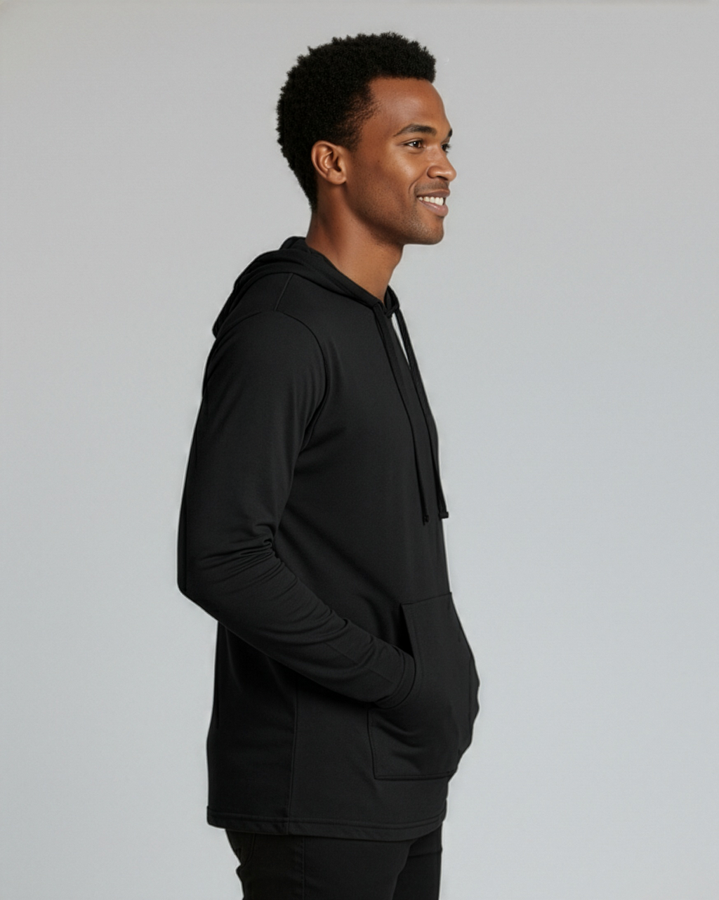 3 Pack: Mens Cotton Lightweight Pullover Hoodie