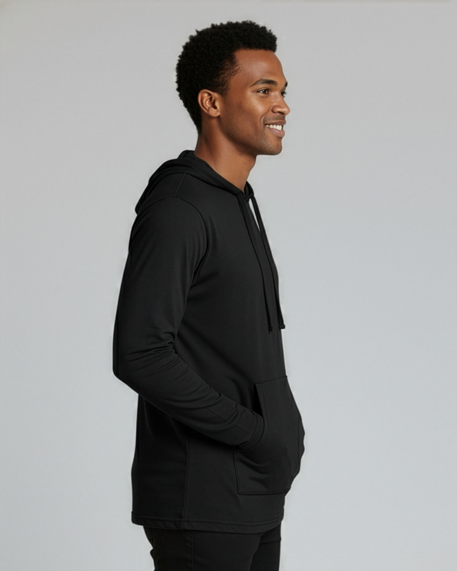 3 Pack: Mens Cotton Lightweight Pullover Hoodie