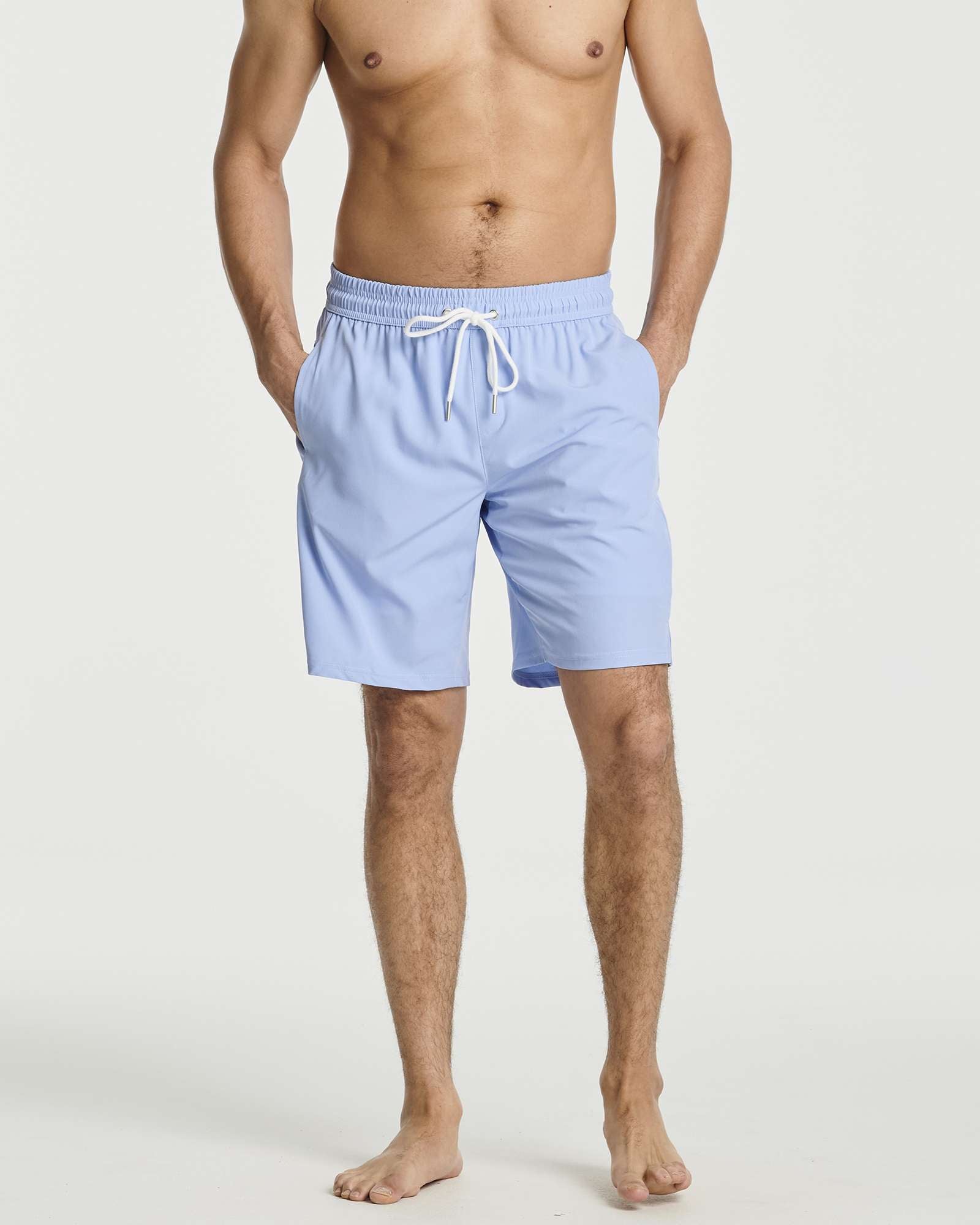 3 Pack: Men's 9" 2-in-1 Board Shorts with Compression Liner