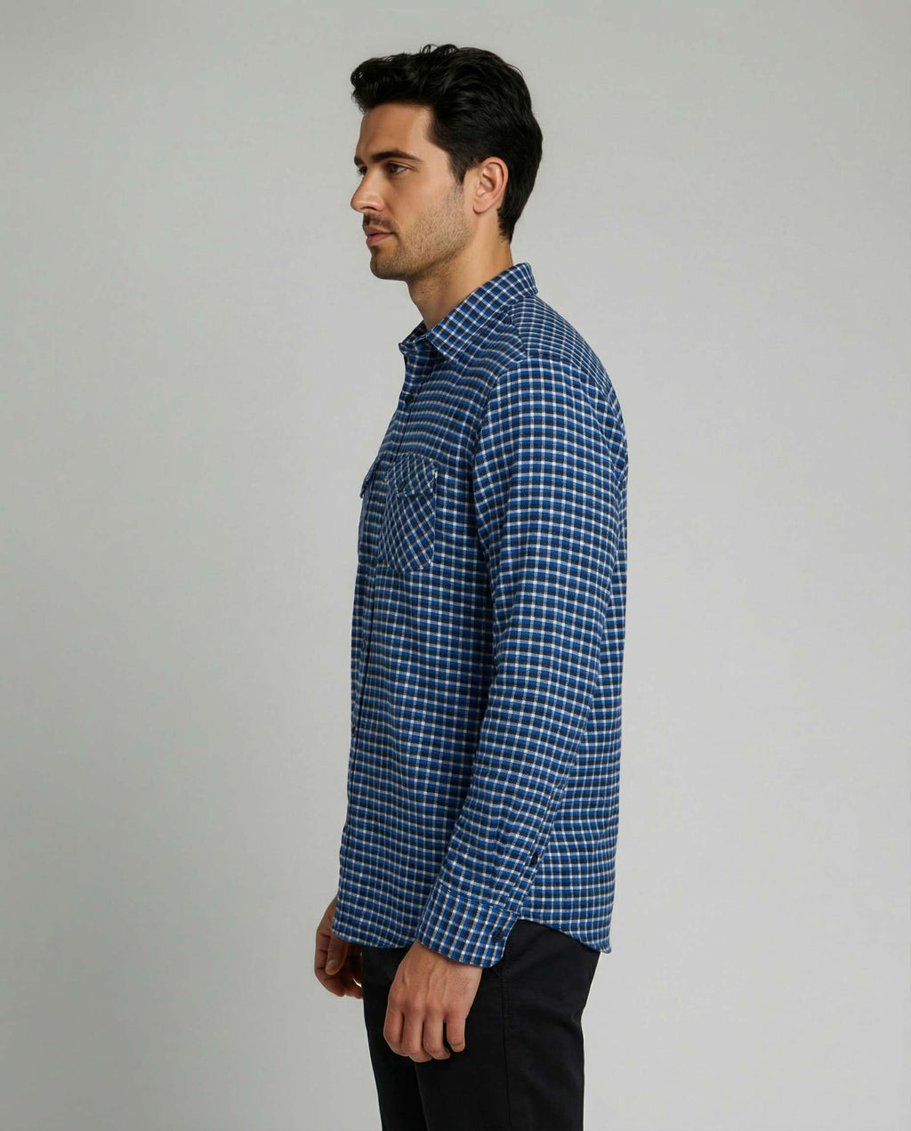 3 Pack: Men's Long-Sleeve Flannel Shirt