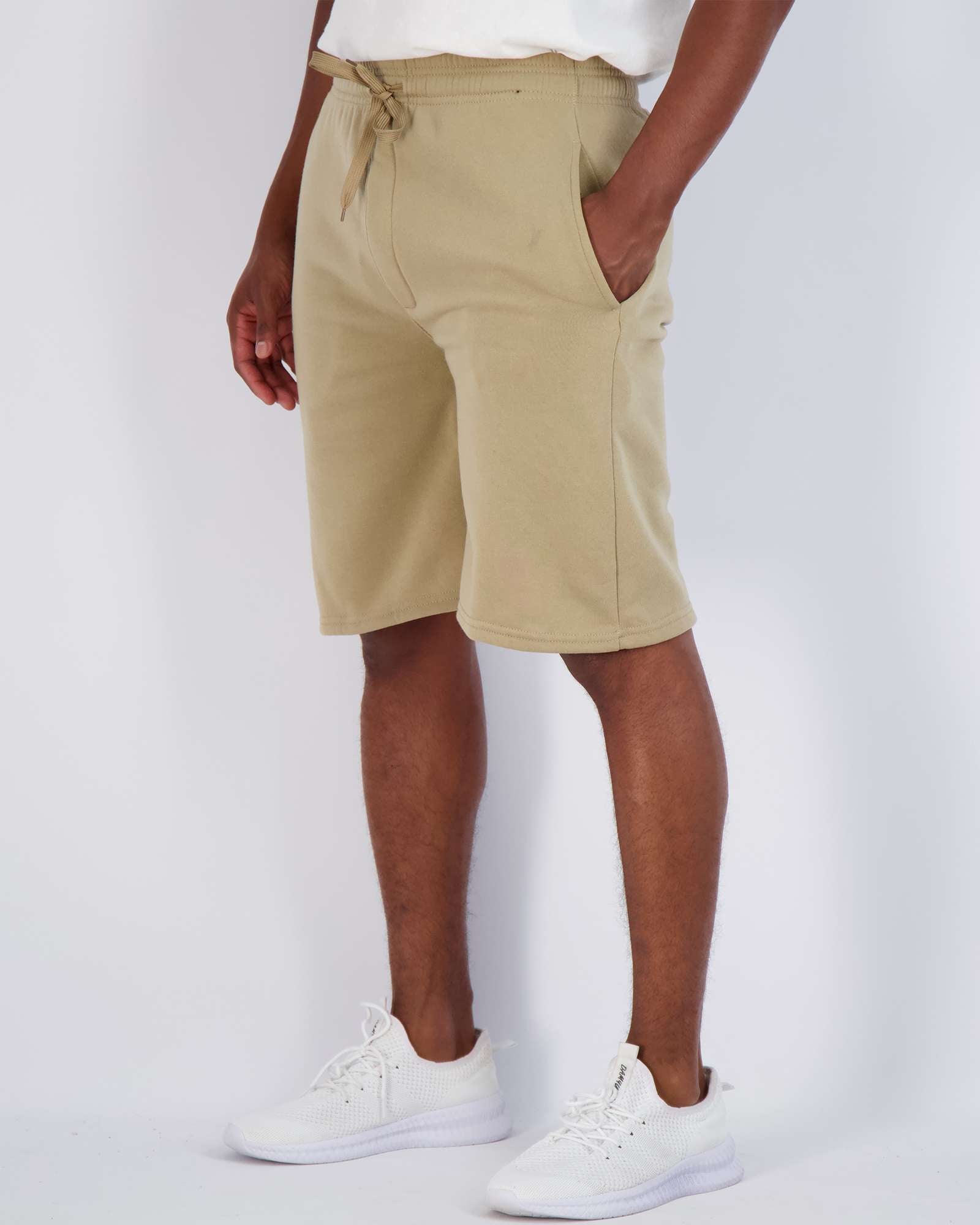 3 Pack: Mens 9" Fleece Casual Lounge Shorts