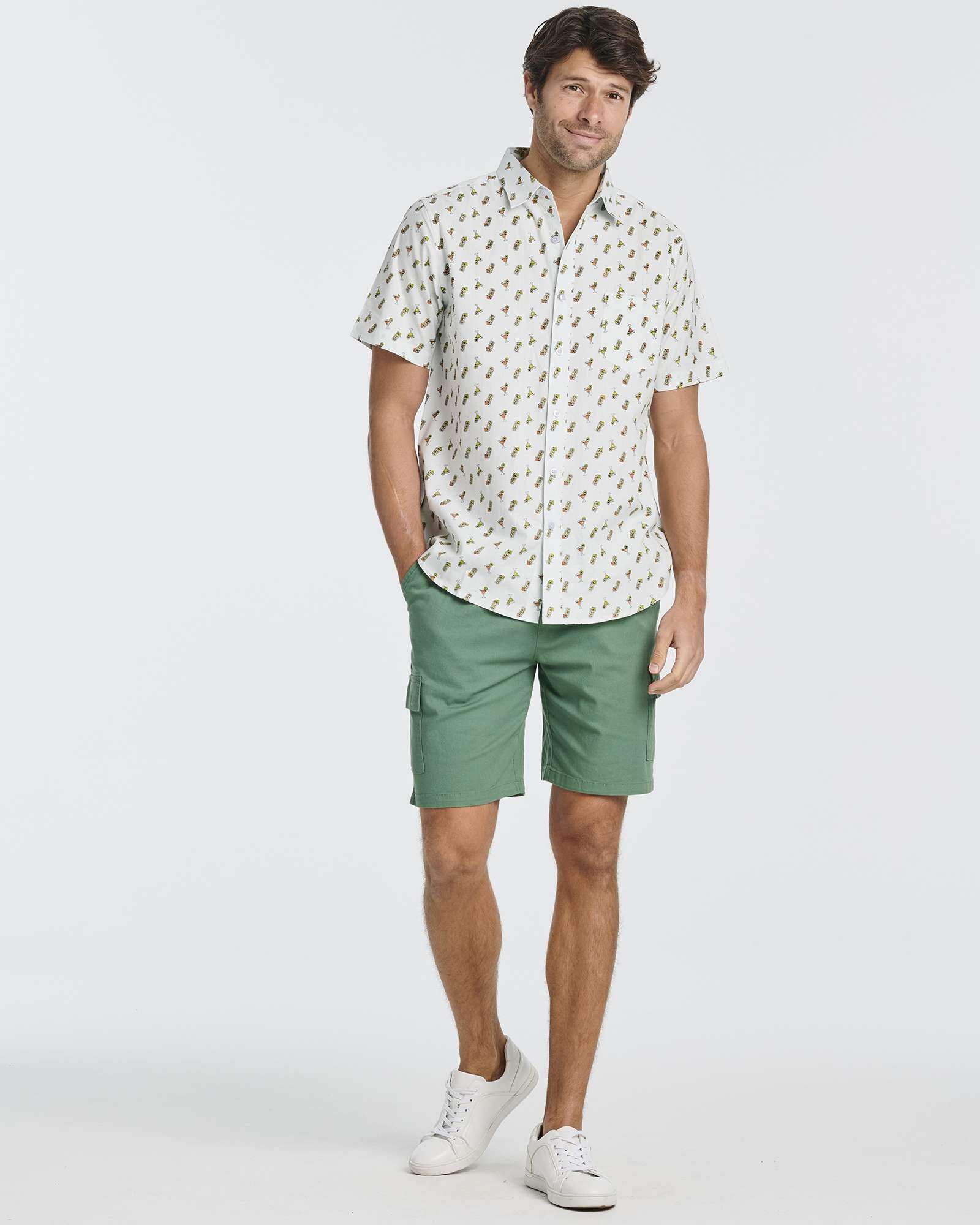 3 Pack: Men's Short-Sleeve Poplin Shirt (Available In Big & Tall)