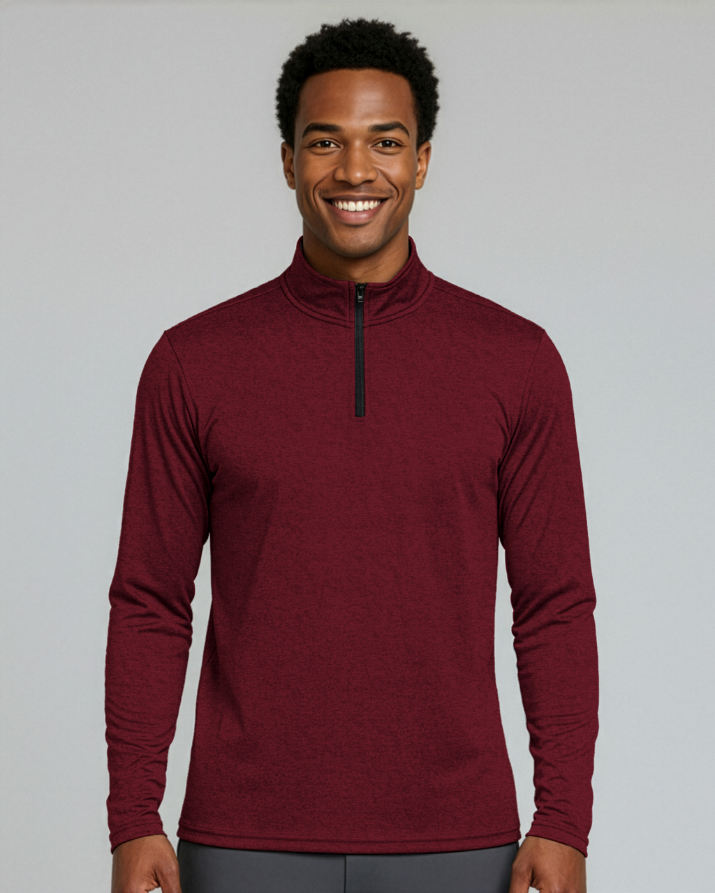 3 Pack: Mens Active Dry-Fit Quarter Zip Pullover (Available in Big & Tall)