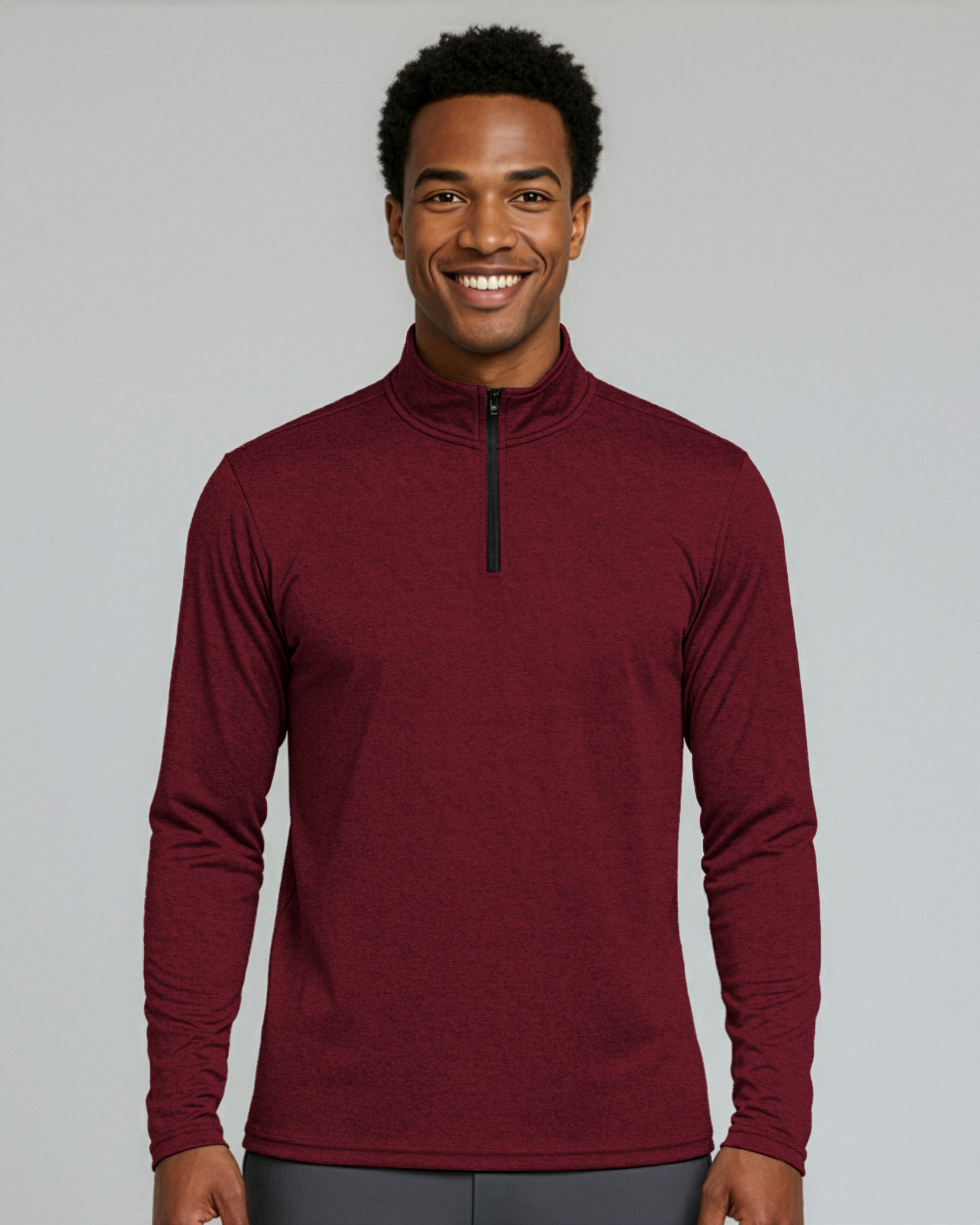 3 Pack: Mens Active Dry-Fit Quarter Zip Pullover (Available in Big & Tall)