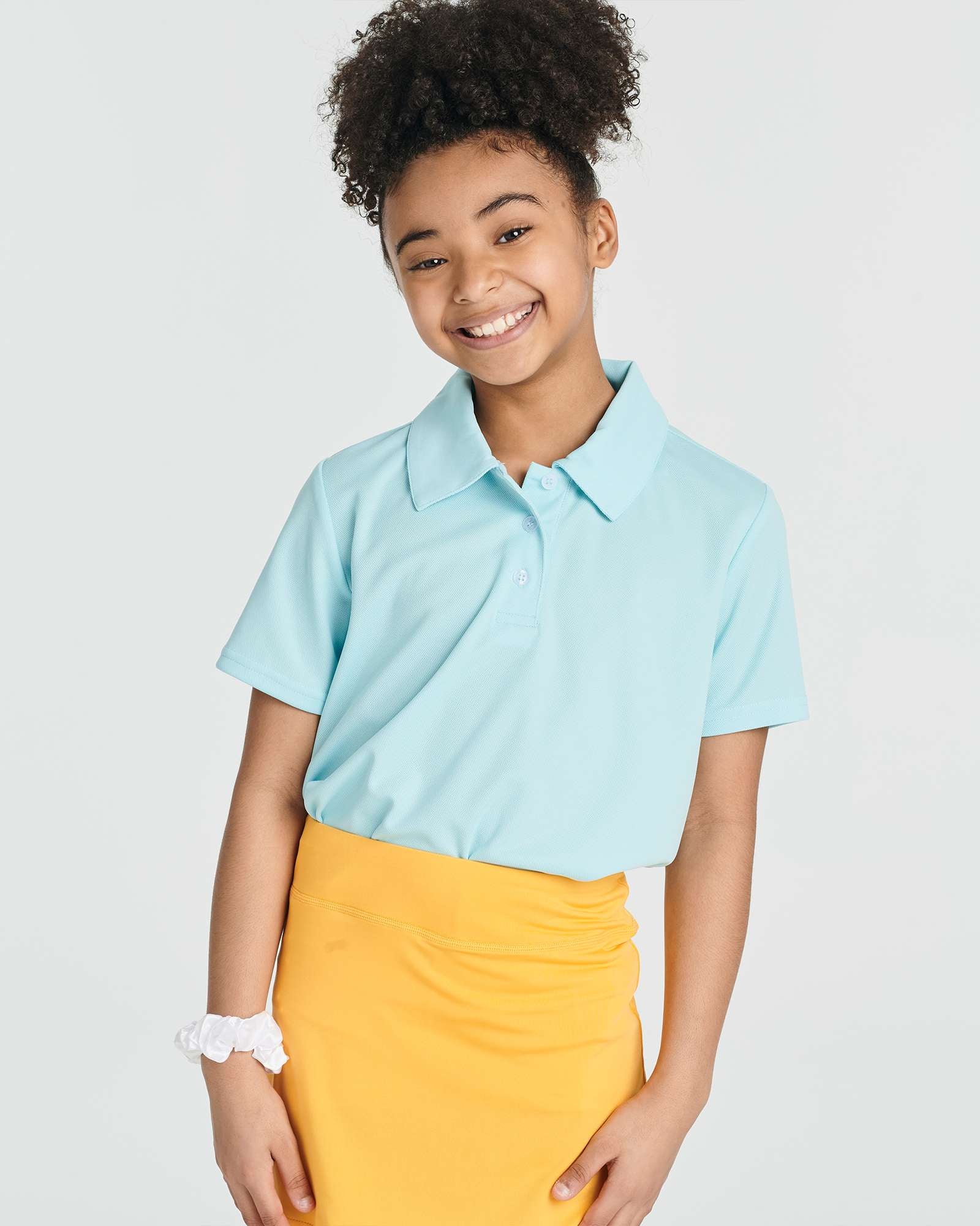 3 Pack: Girls' Short Sleeve Performance Polo