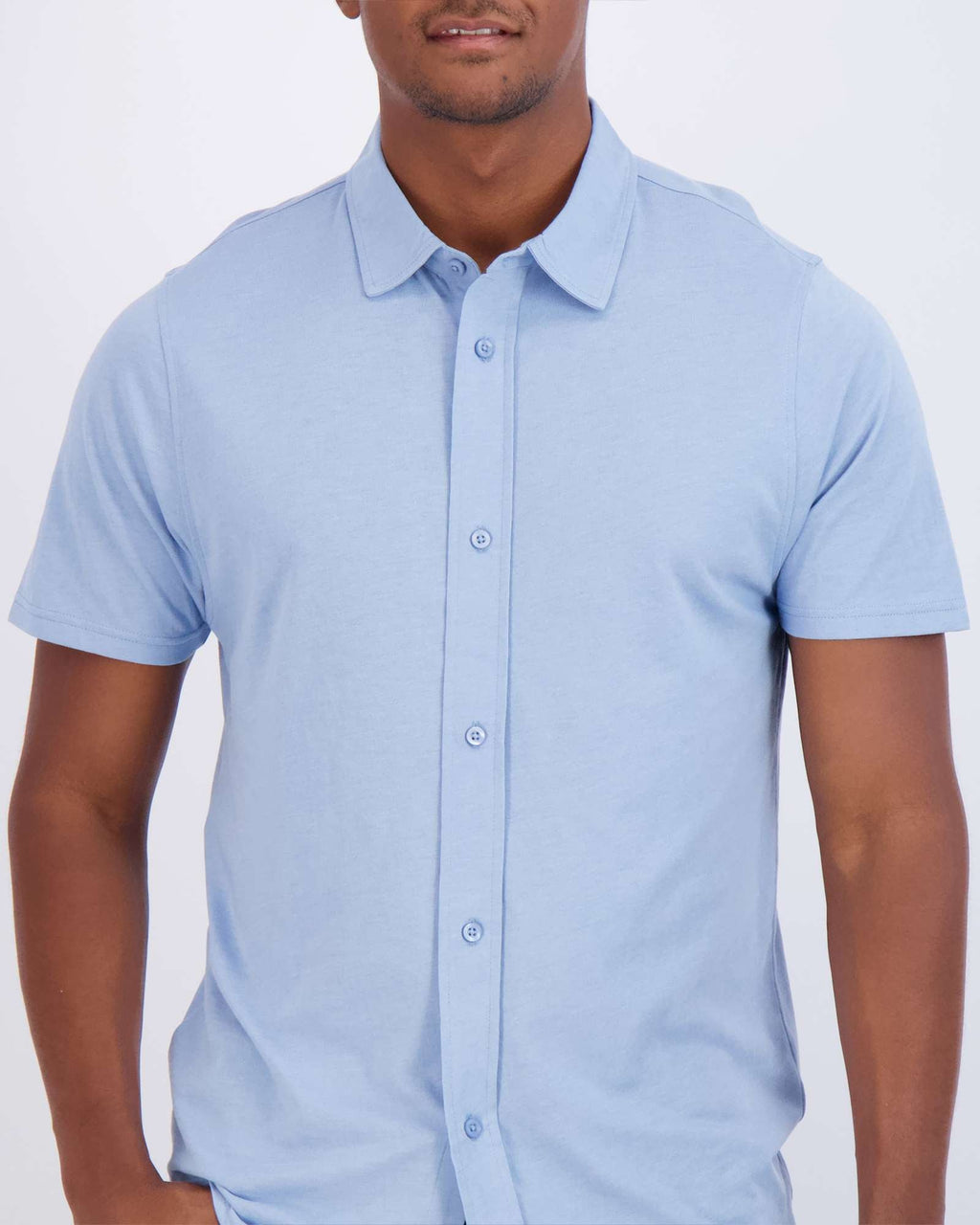 3 Pack: Men's Regular Fit Short Sleeve Button Down Shirt (Available in Big & Tall)