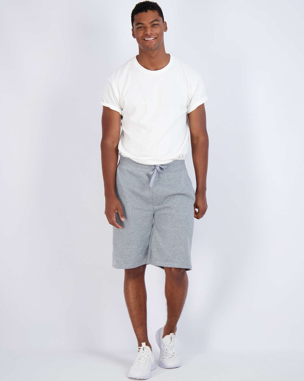 3 Pack: Mens 9" Fleece Casual Lounge Shorts