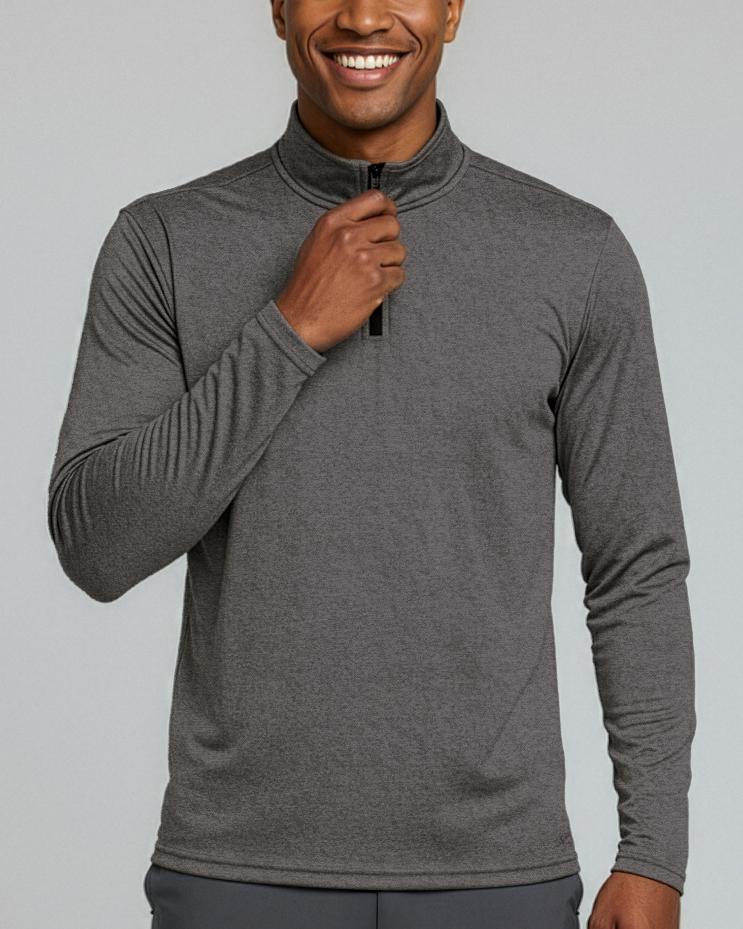 3 Pack: Mens Active Dry-Fit Quarter Zip Pullover (Available in Big & Tall)