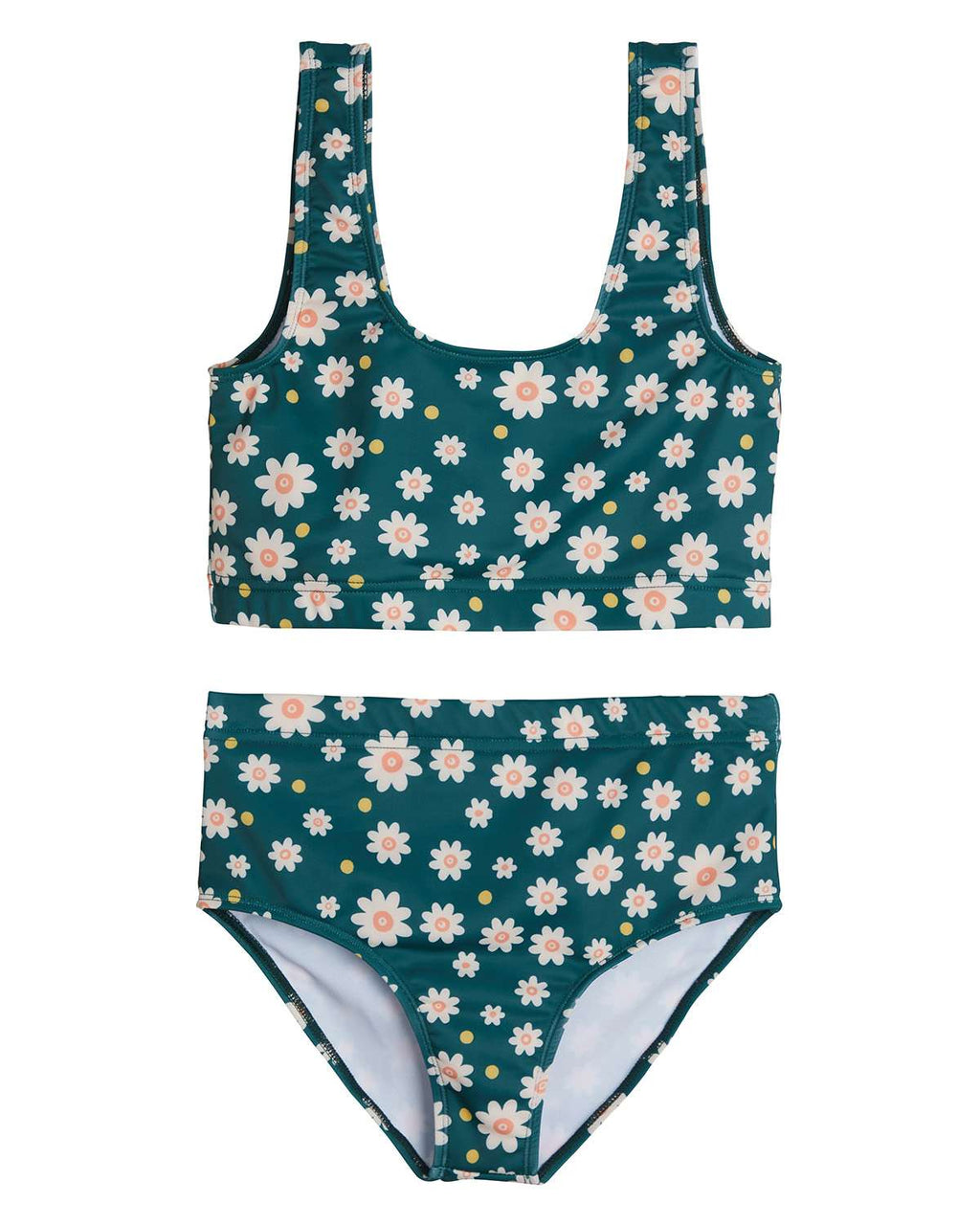 3 Pack: Girl's 2-Piece Beach Sport Bikini Swimsuit - Swimwear for Girls UPF 50+