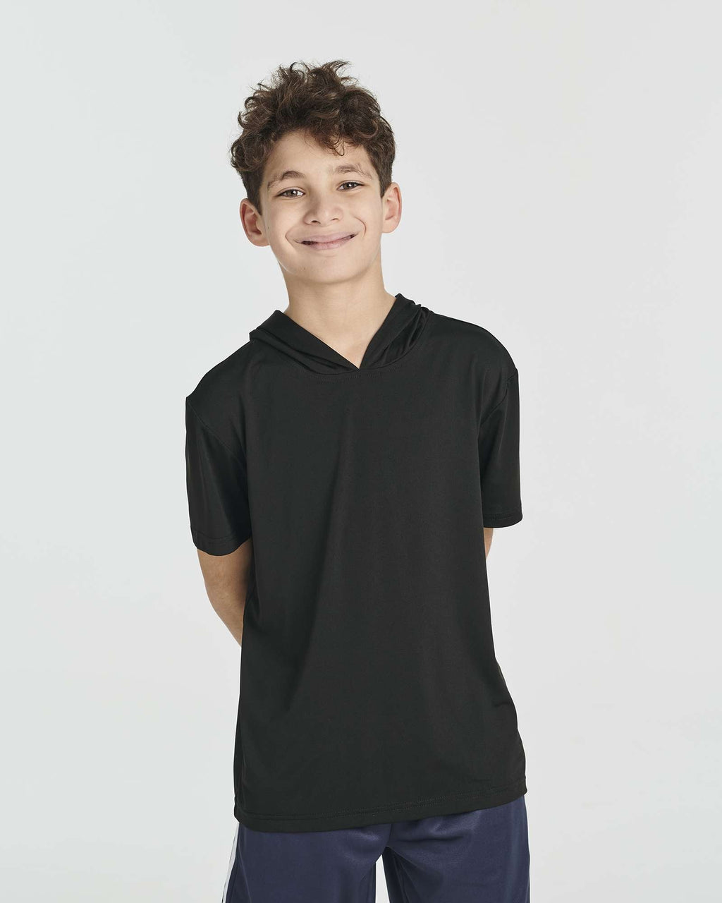 3 Pack: Boys' Dry-Fit Short Sleeve Workout Hoodie