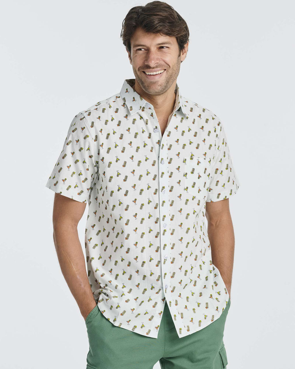3 Pack: Men's Short-Sleeve Poplin Shirt (Available In Big & Tall)
