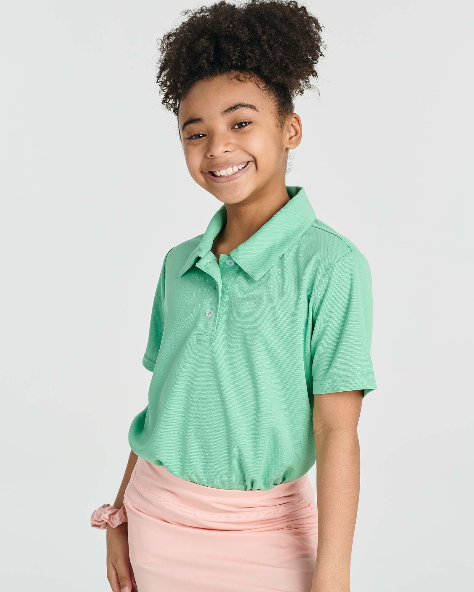 3 Pack: Girls' Short Sleeve Performance Polo