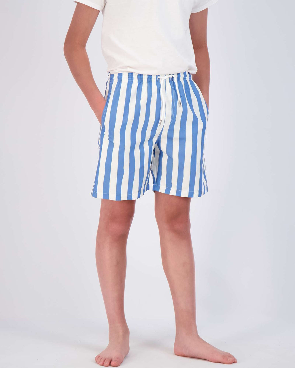 3 Pack: Boys' Swim Board Shorts with Drawstring