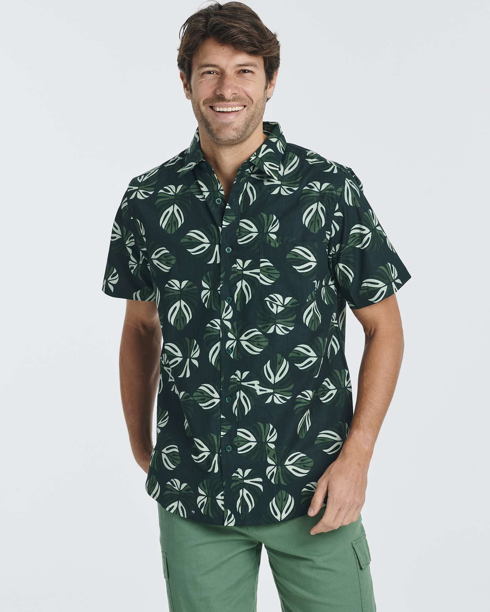 3 Pack: Men's Short-Sleeve Poplin Shirt (Available In Big & Tall)