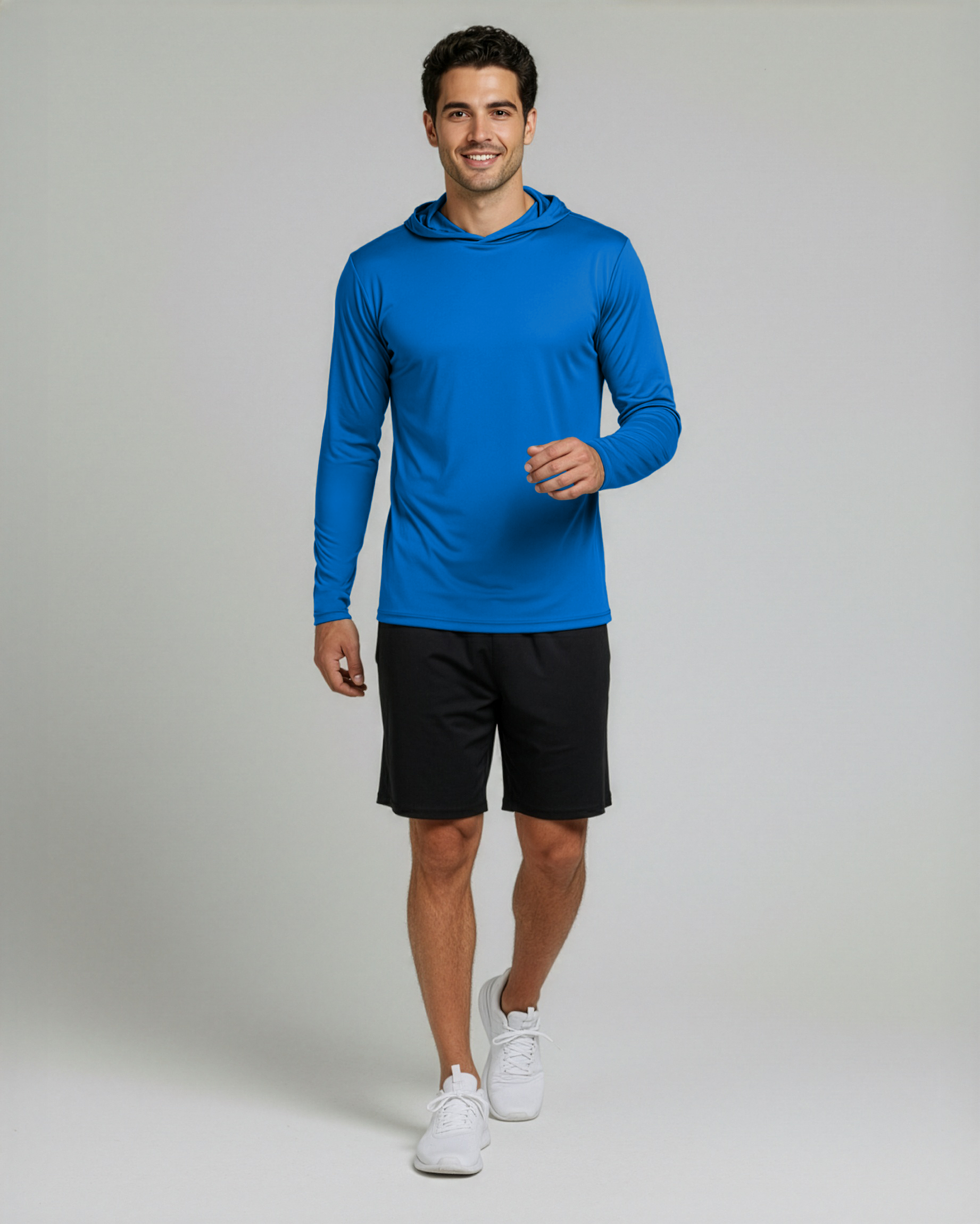 3 Pack: Mens Dry Fit Active Hoodie Pullover Sweatshirt