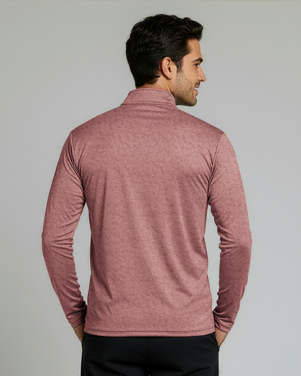 3 Pack: Mens Active Dry-Fit Quarter Zip Pullover