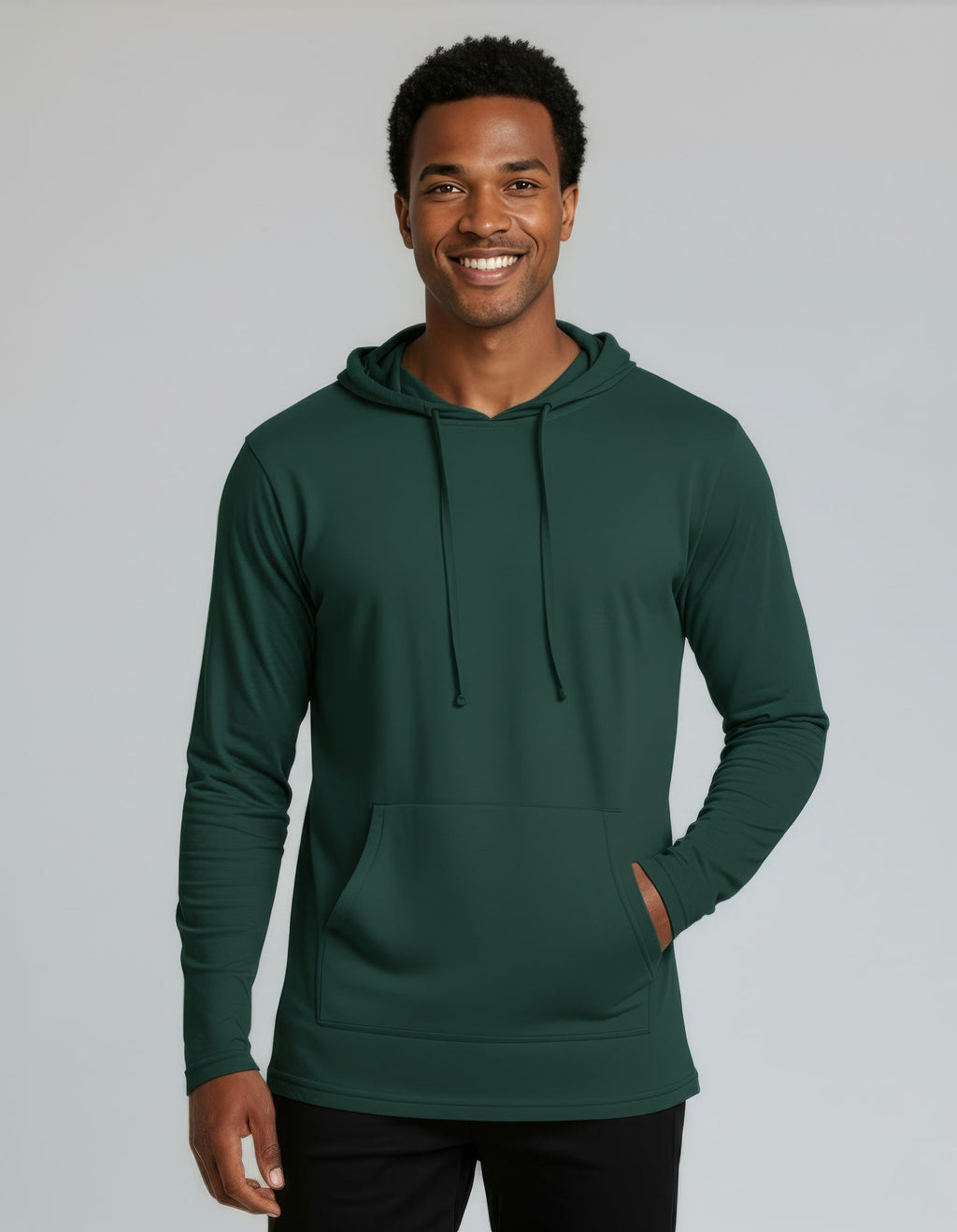 3 Pack: Mens Cotton Lightweight Pullover Hoodie