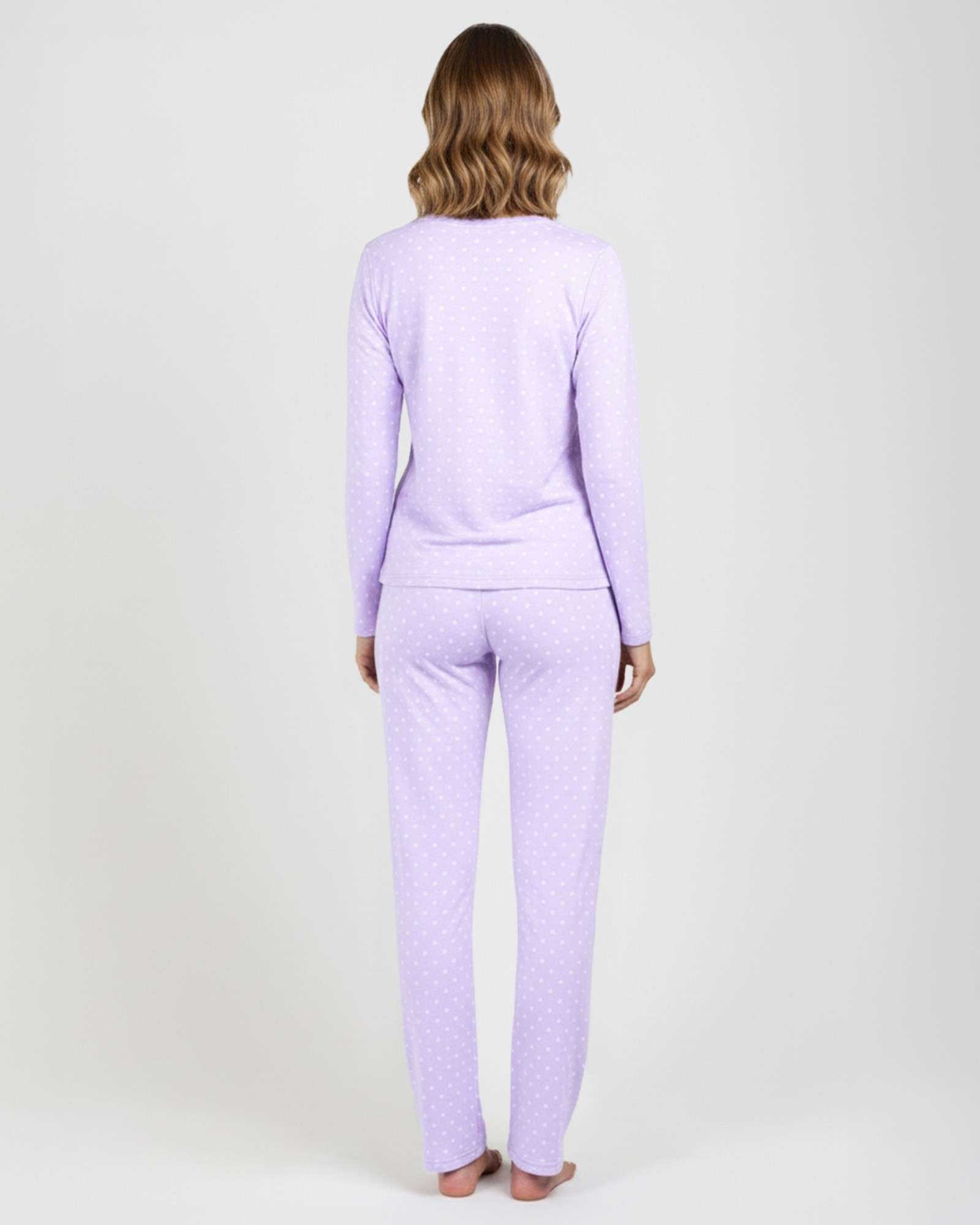 2 Pack: Women’s Pajama Set Super-Soft Long Sleeve Top With Pants