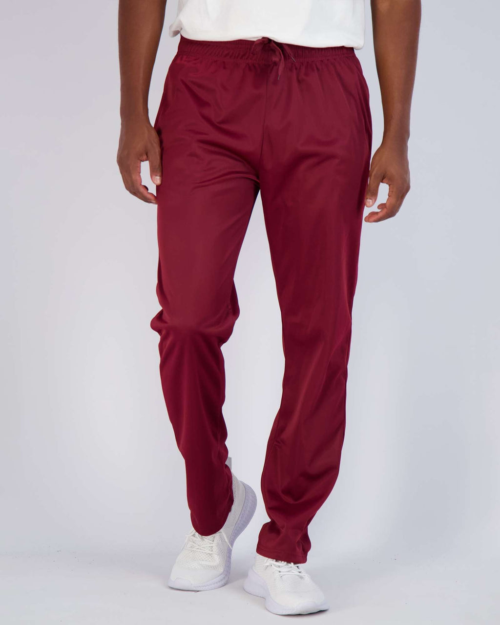 3 Pack: Mens Active Athletic Casual Tricot Open Bottom Sweatpants with Pockets (Available in Big & Tall)