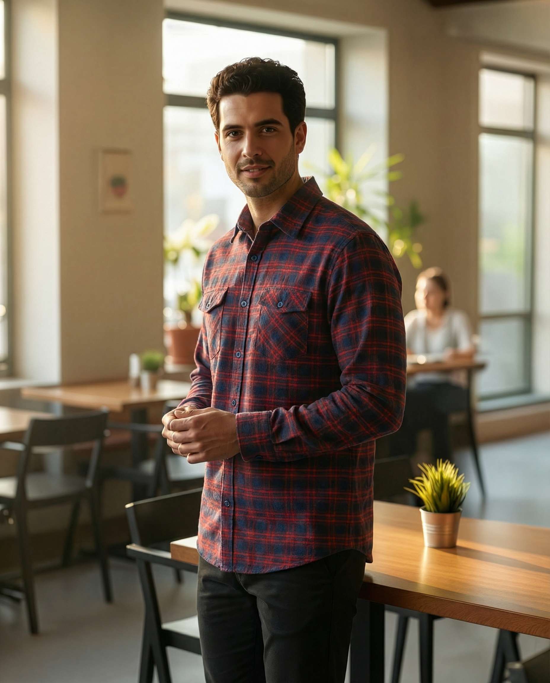 3 Pack: Men's Long-Sleeve Flannel Shirt