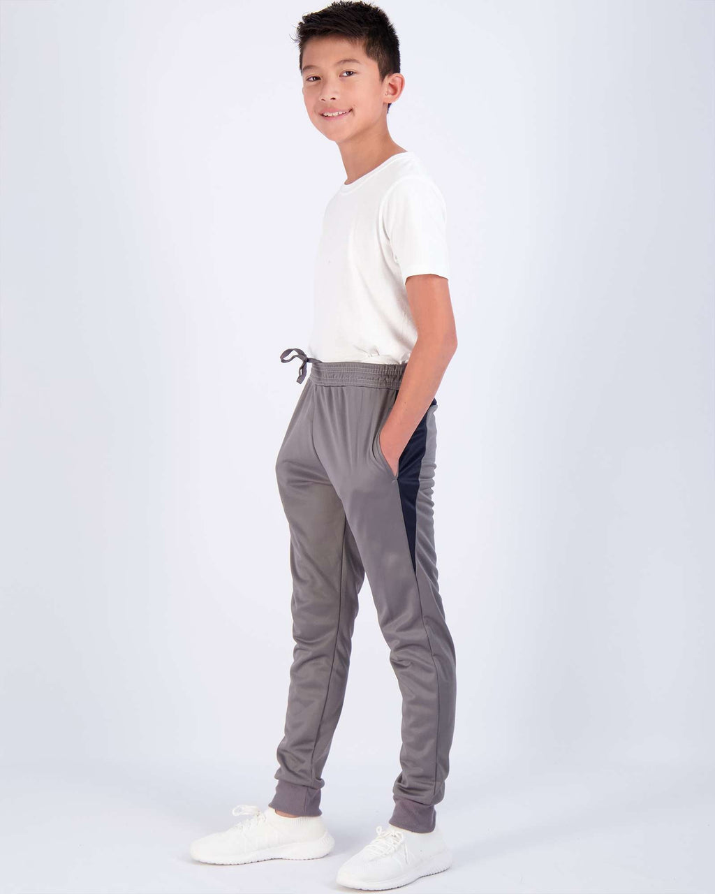 3 Pack: Boys Active Fleece-Lined Tricot Jogger Sweatpants