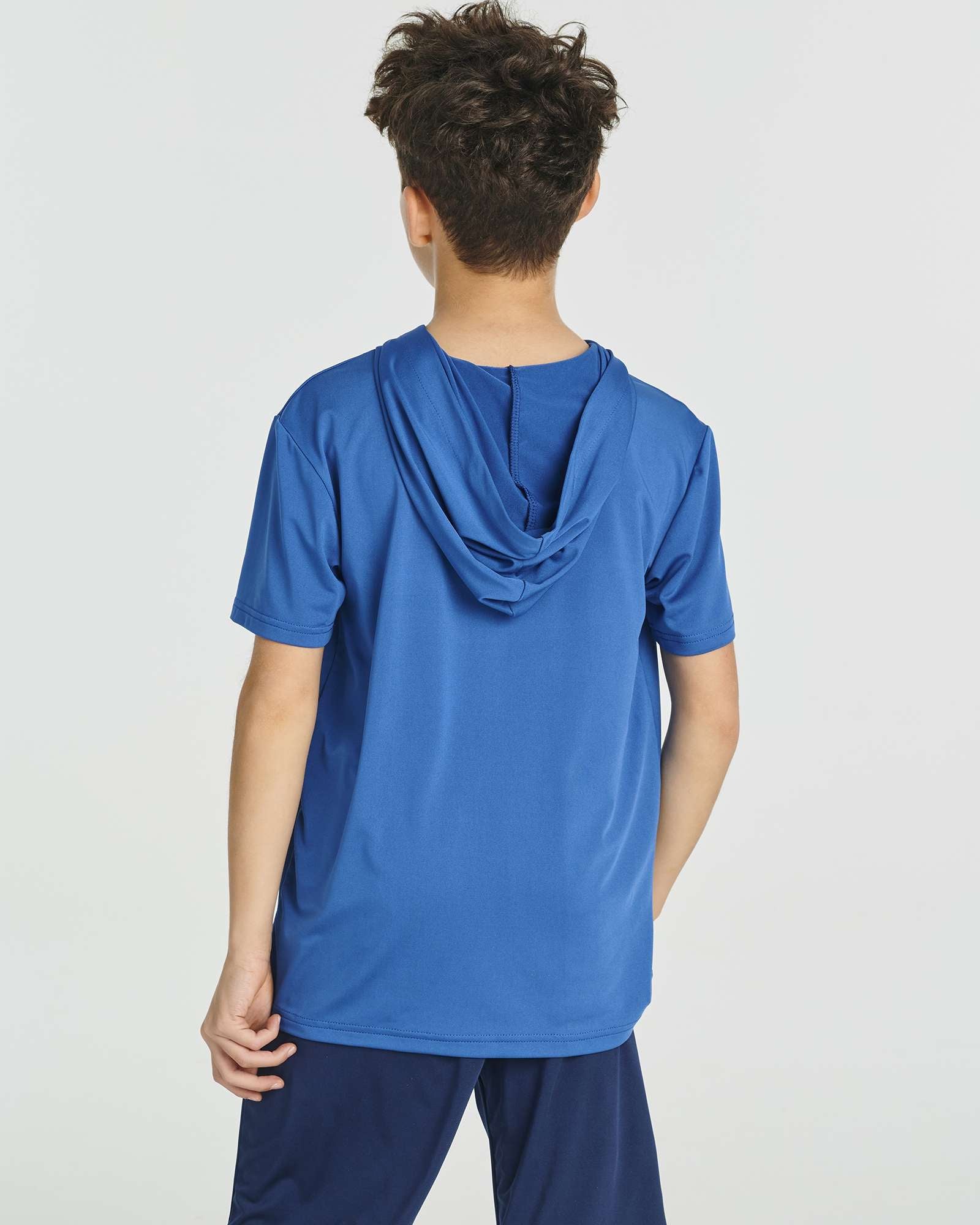 3 Pack: Boys' Dry-Fit Short Sleeve Workout Hoodie