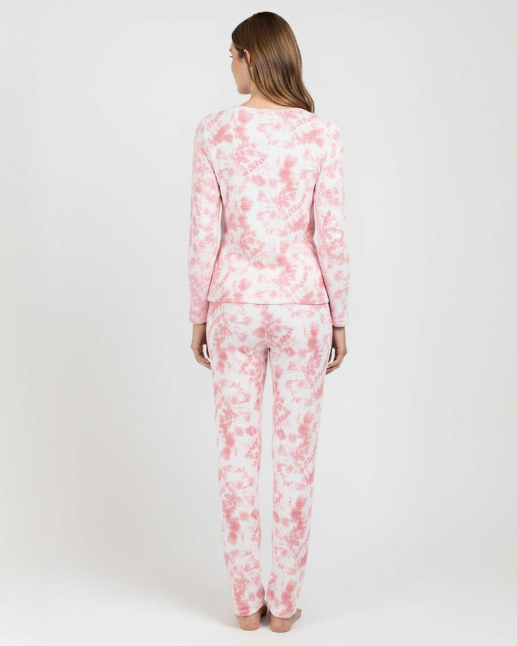 2 Pack: Women’s Pajama Set Super-Soft Long Sleeve Top With Pants