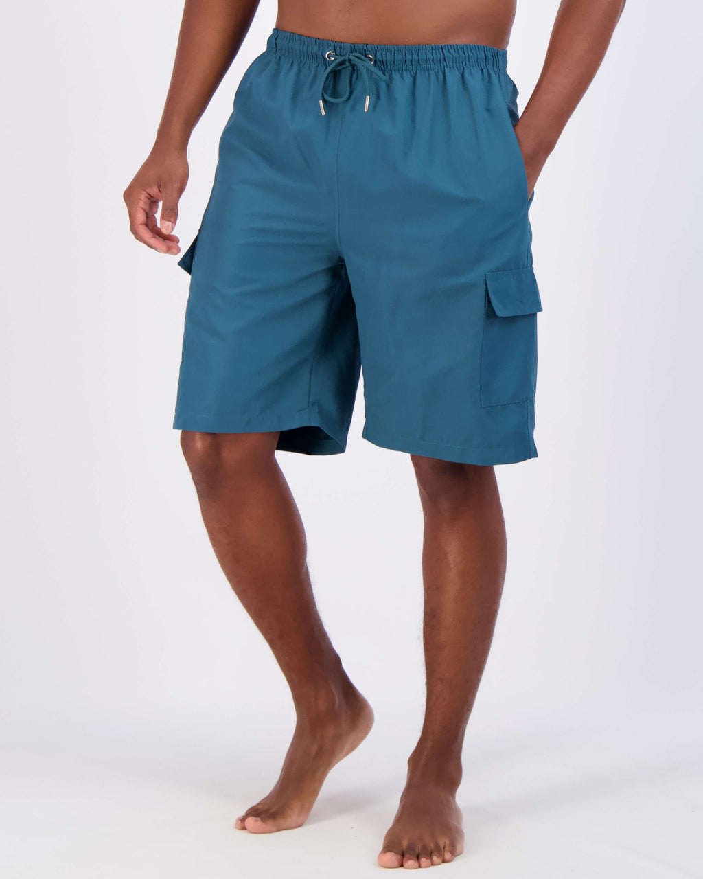 3 Pack: Men's Swim Trunks with Cargo Pockets (Available In Big & Tall)