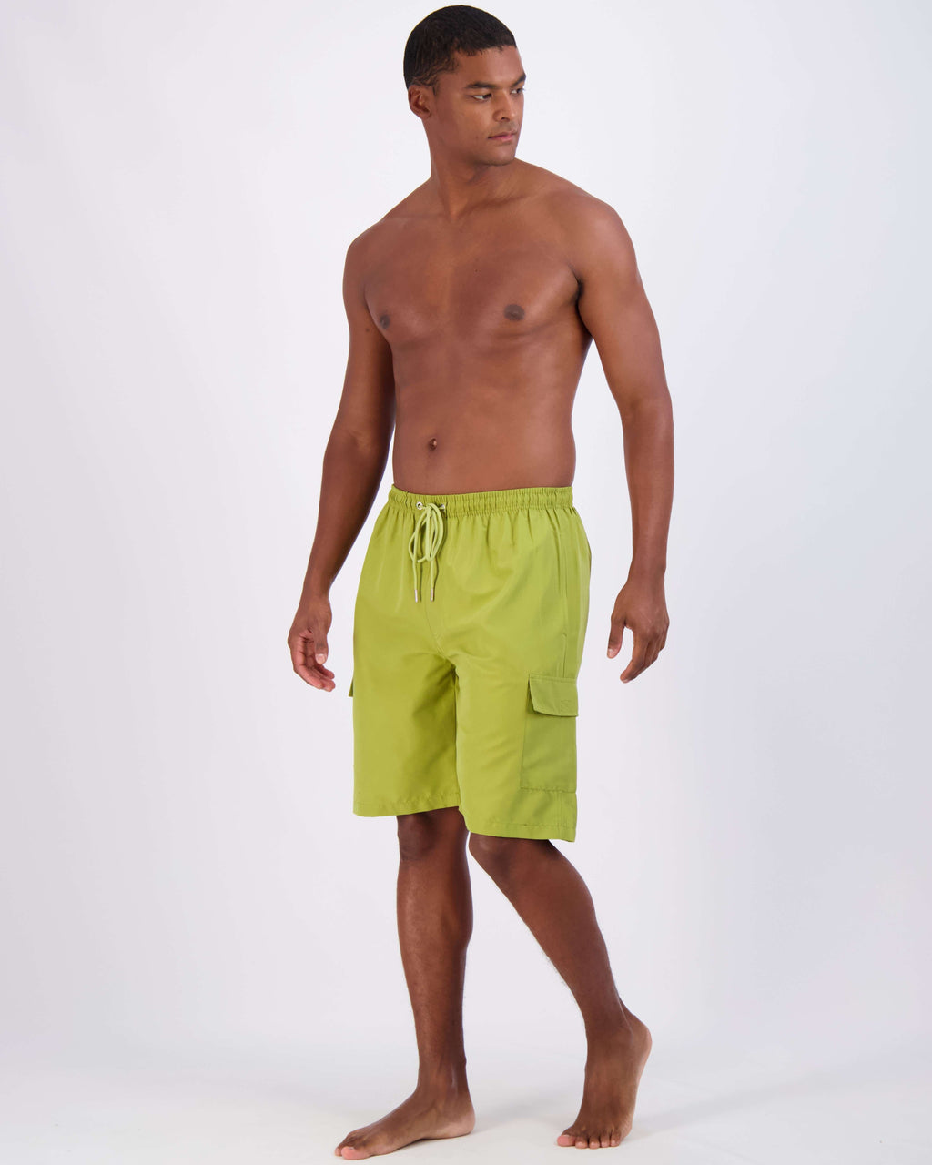 3 Pack: Men's Swim Trunks with Cargo Pockets (Available In Big & Tall)
