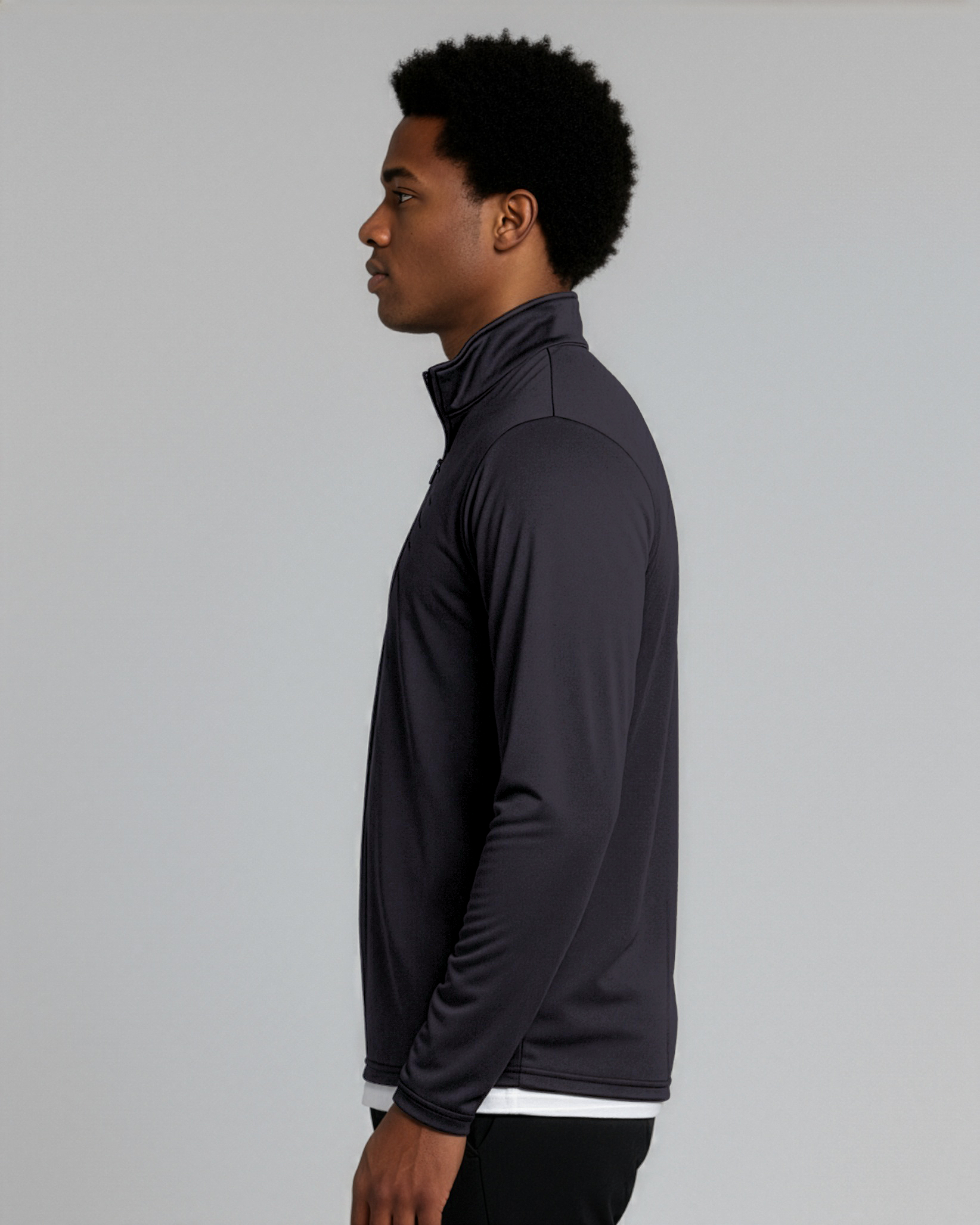 3 Pack: Mens Active Dry-Fit Quarter Zip Pullover