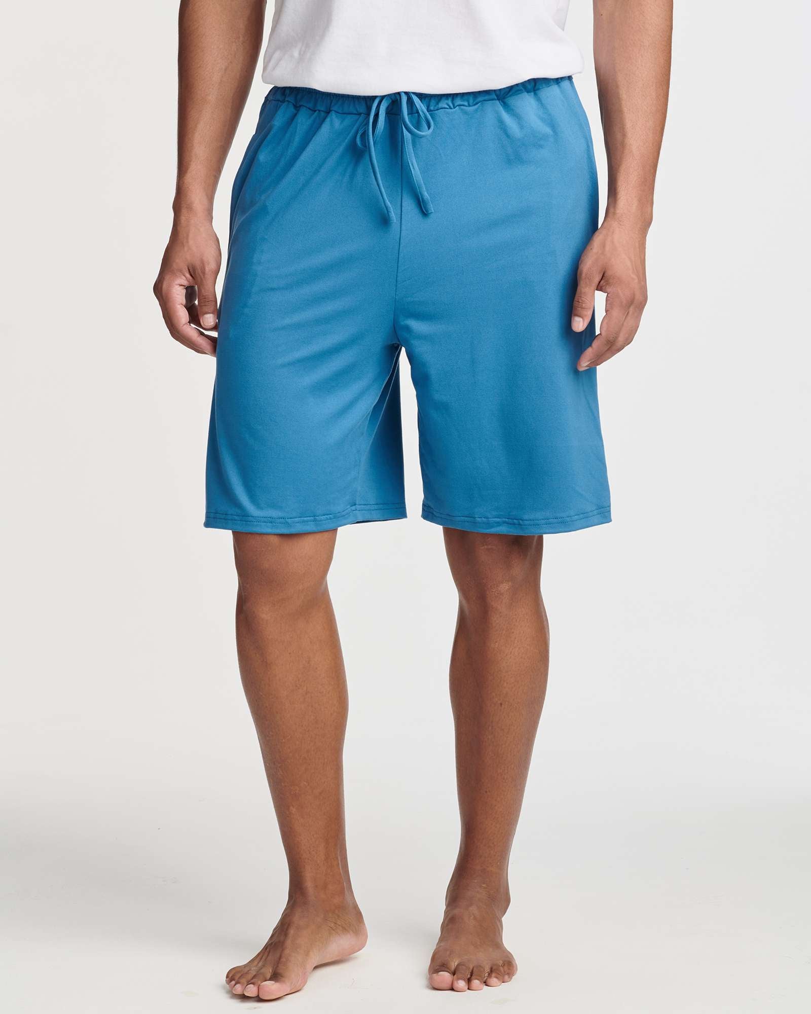 3 Pack: Men's Soft Pajama Shorts