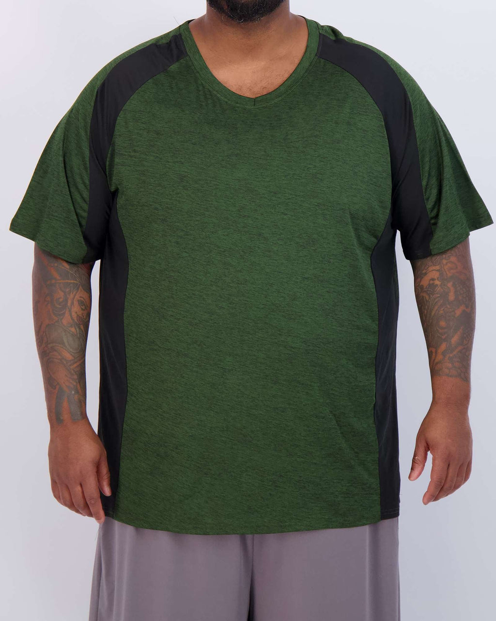 3 Pack: Men's Big & Tall V-Neck Short-Sleeve Dry-Fit T-Shirt