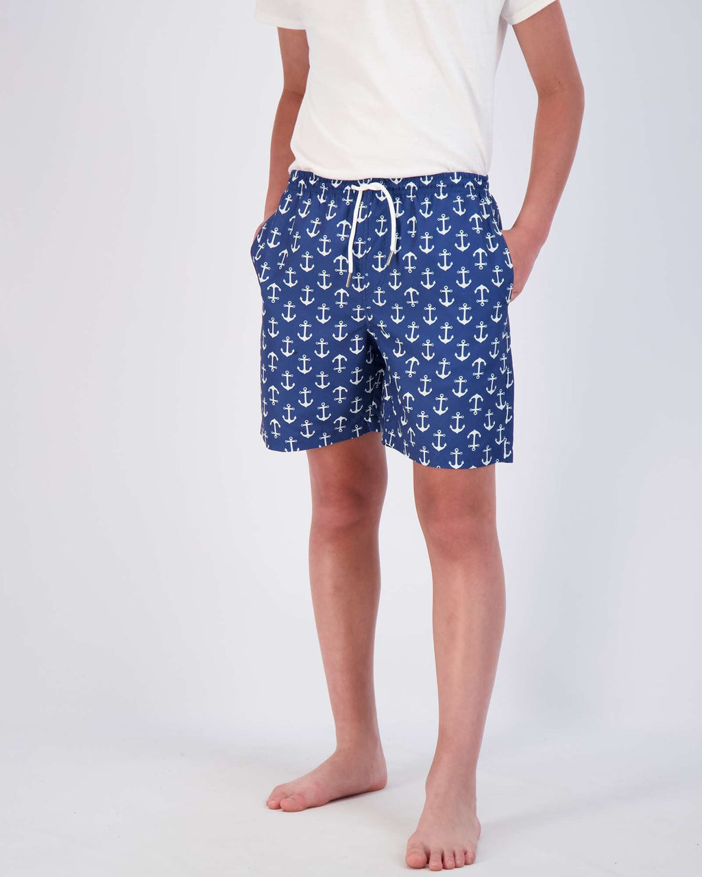 3 Pack: Boys' Swim Board Shorts with Drawstring