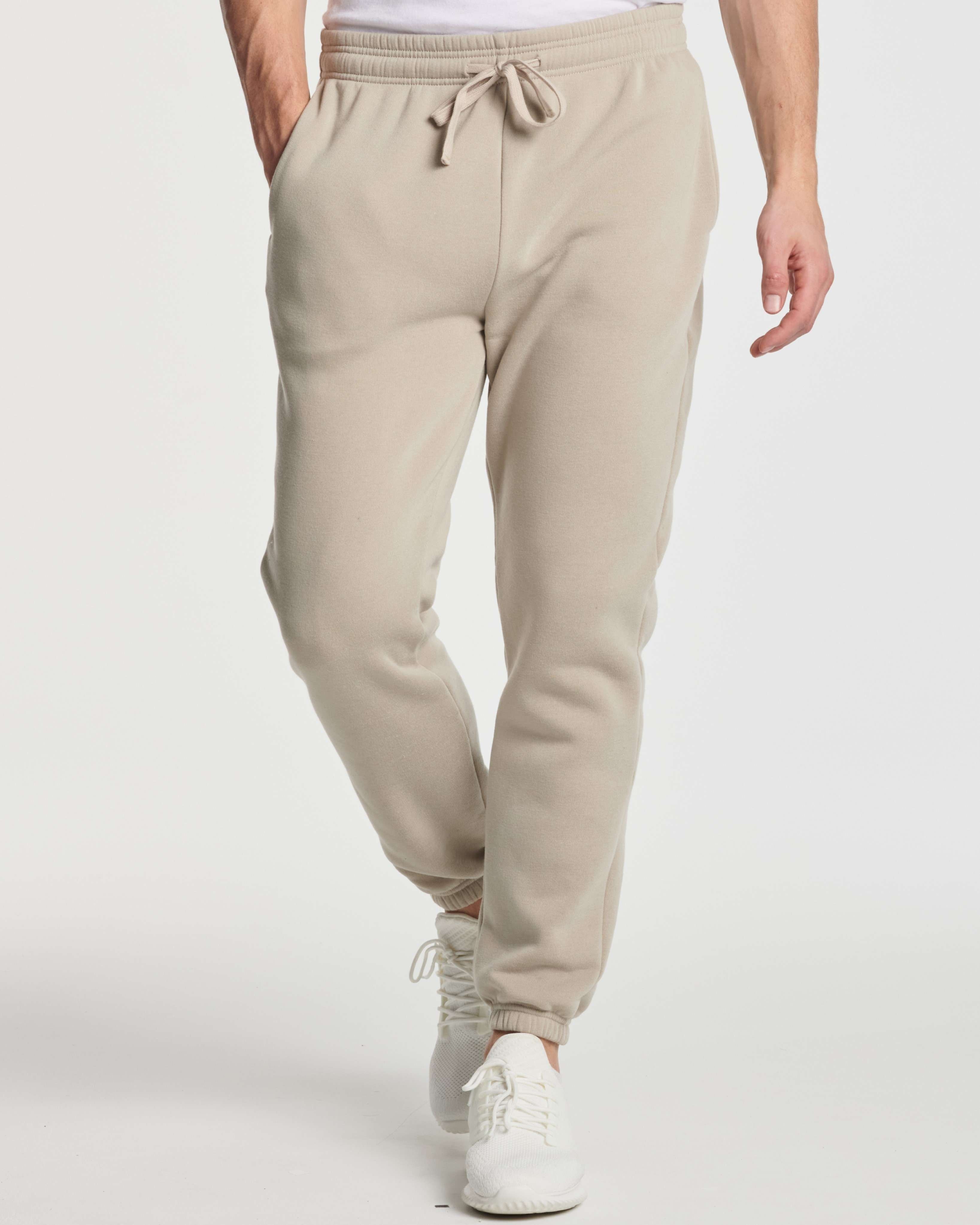 3 Pack: Men's Fleece Jogger Sweatpants (Available in Big & Tall)